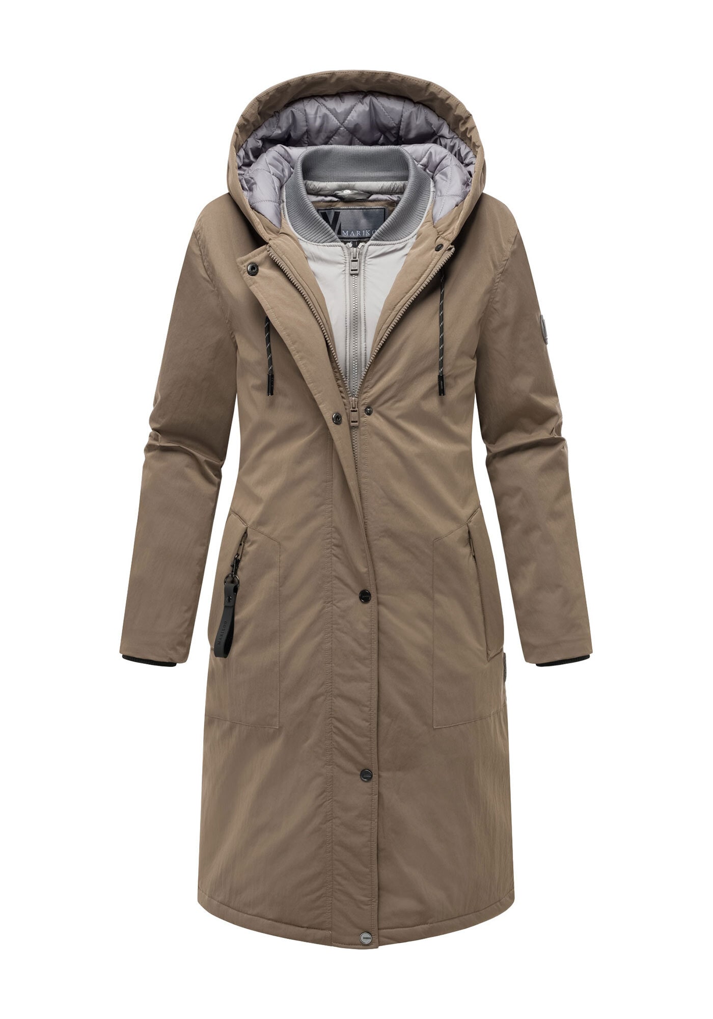 Marikoo Winterjacke »Marikoo Ledalaa Damen Winterjacke N035«