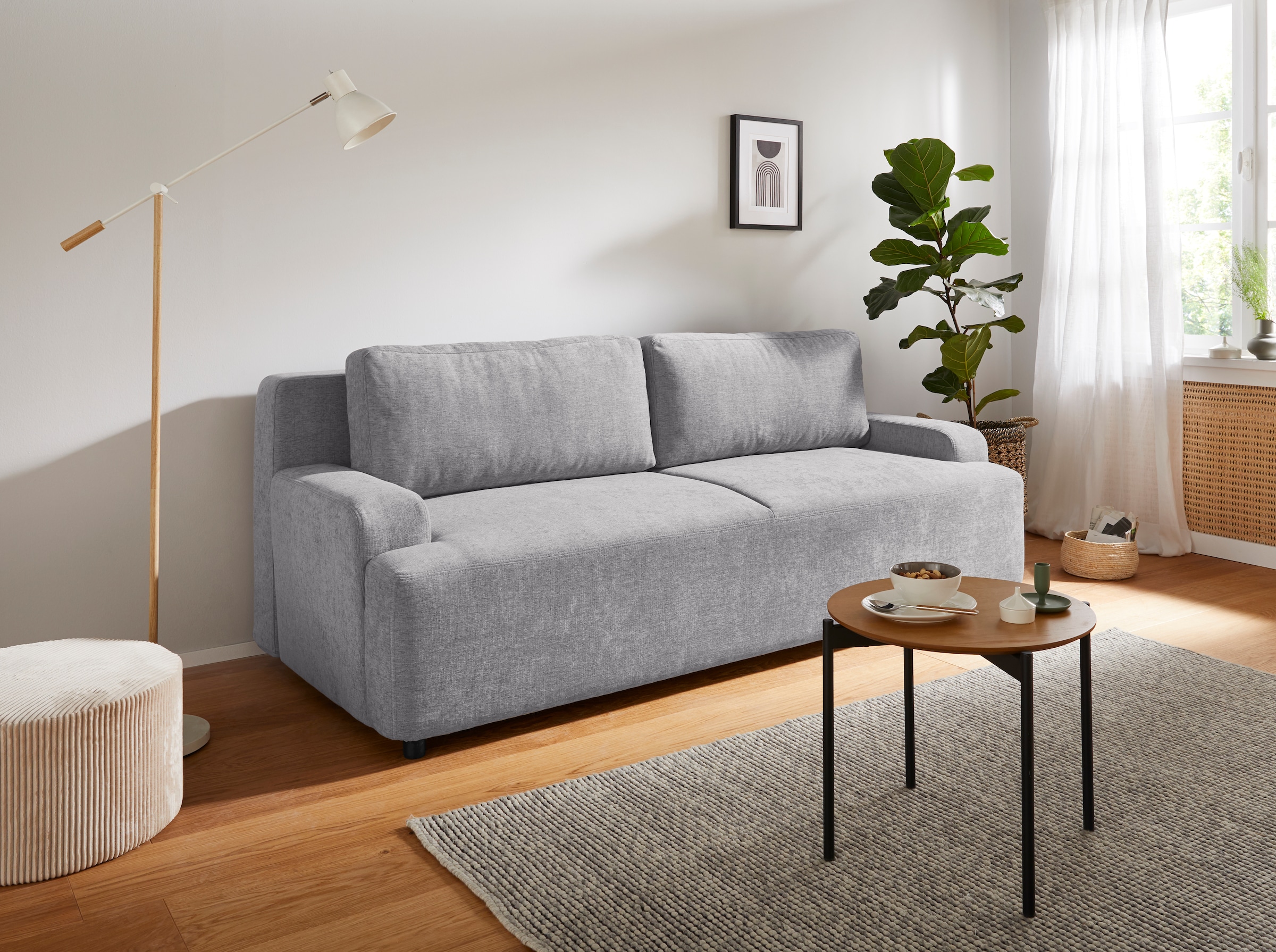 andas Schlafsofa »Halbschlaf«, mit Bettfunktion und Bettkasten
