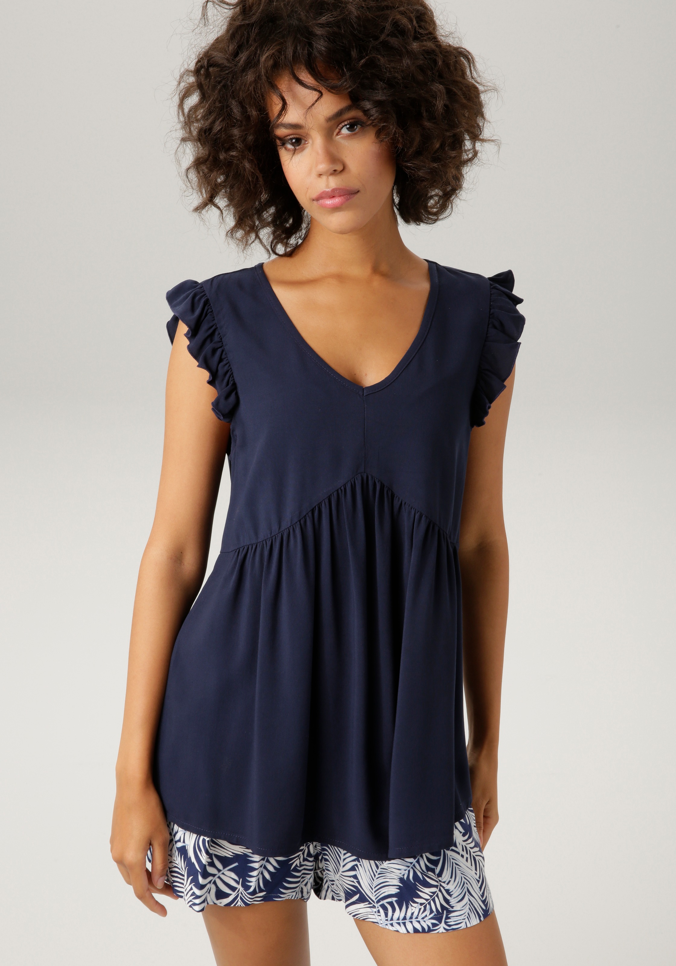 Aniston CASUAL Blusentop in trendiger Farbpalette