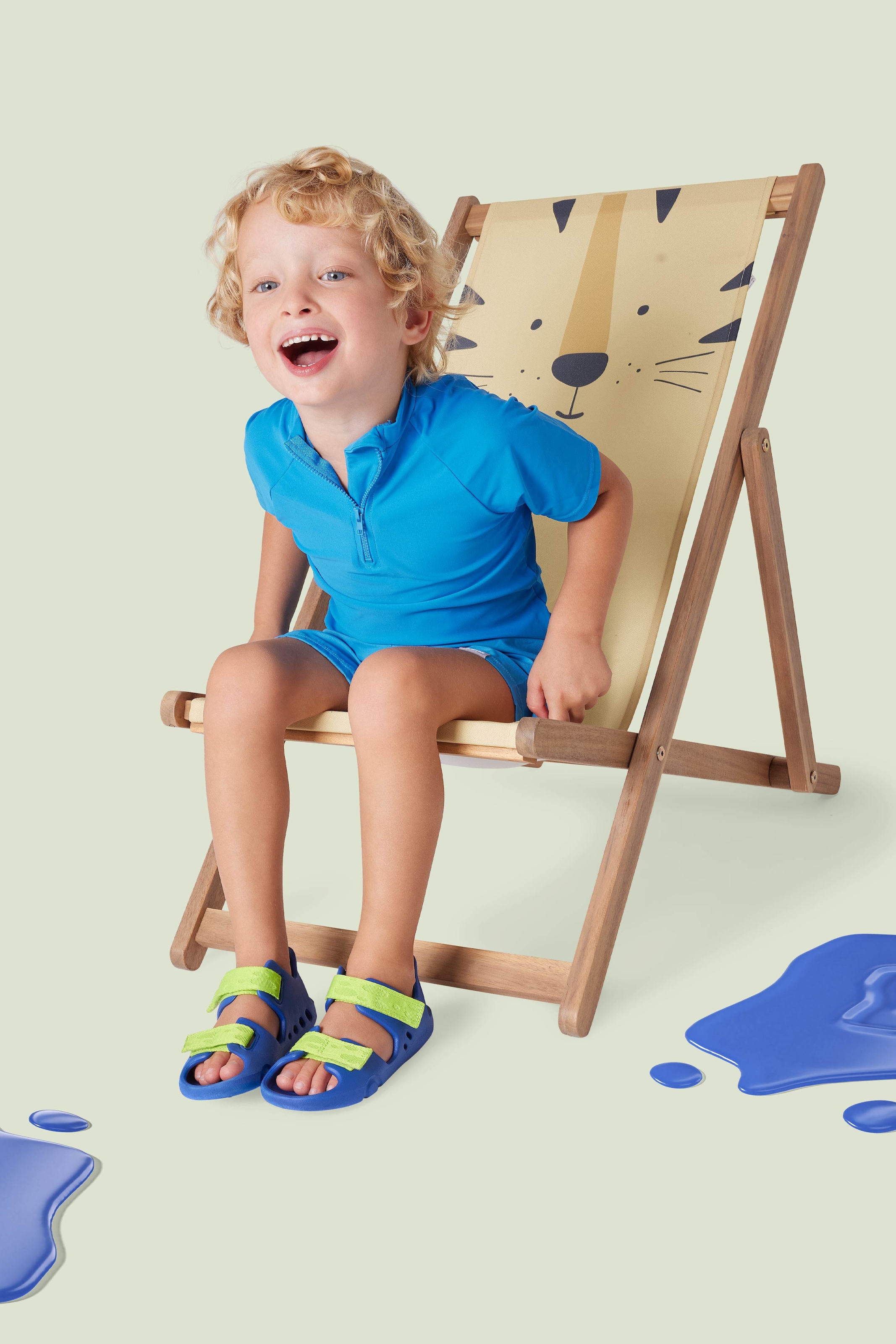 Superfit Badesandale »SPLASH-S WMS: M«, Wassersandale mit Klettverschluss, Größenschablone zum Download