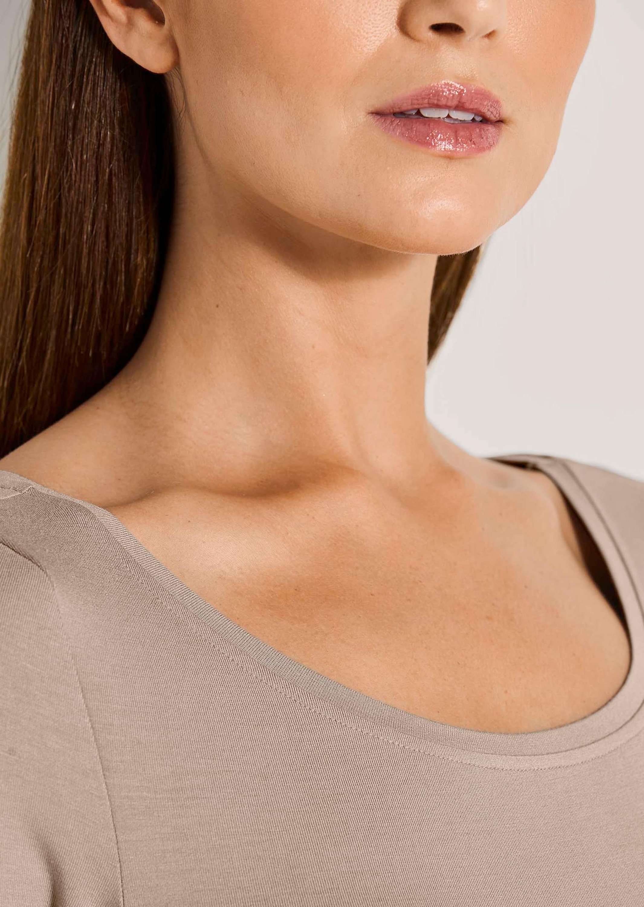 MADELEINE 3/4-Arm-Shirt »Blusenshirt Halbarm Viskose-Oberteil für Damen«