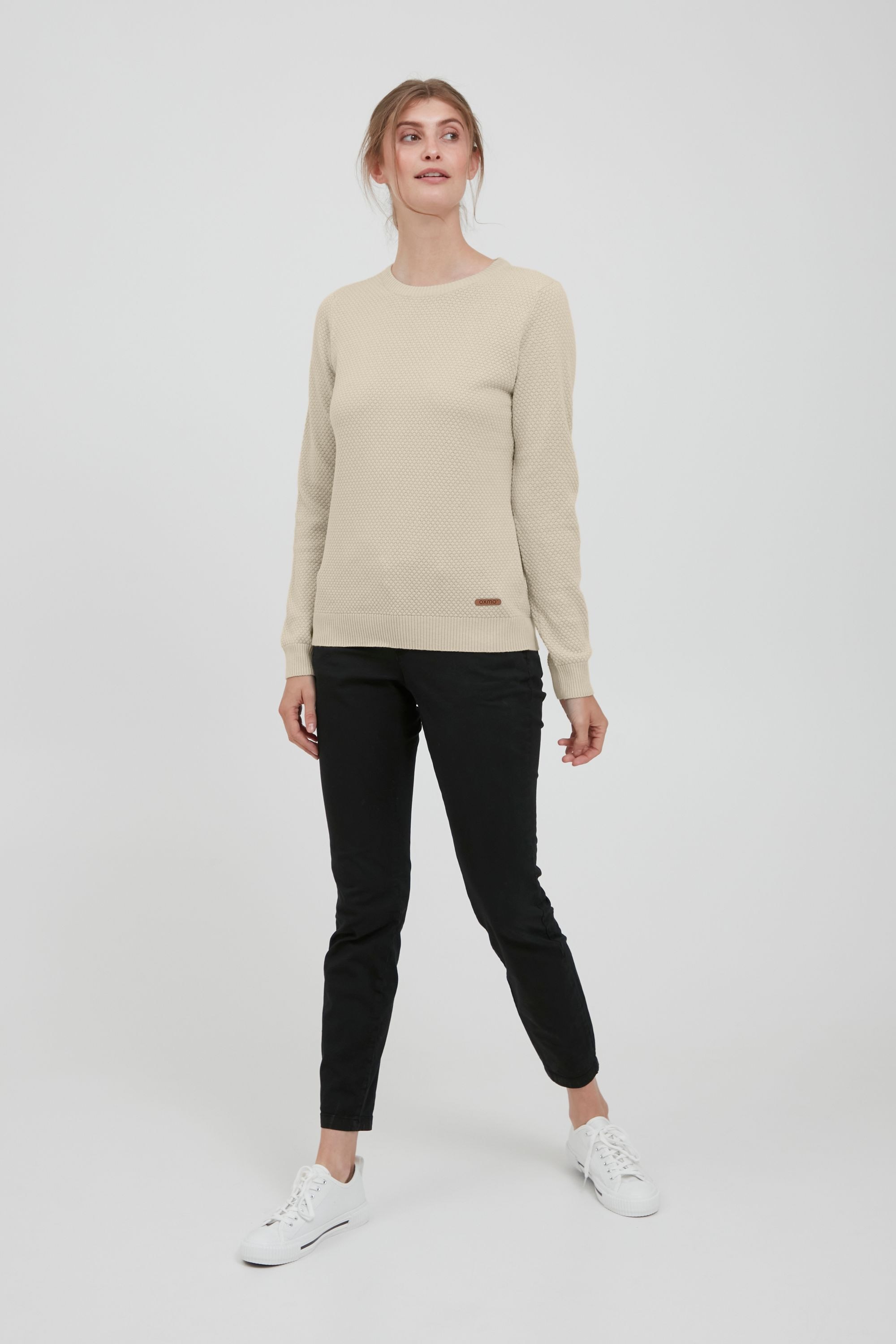 OXMO Strickfleece-Pullover »Strickpullover OXSarah«