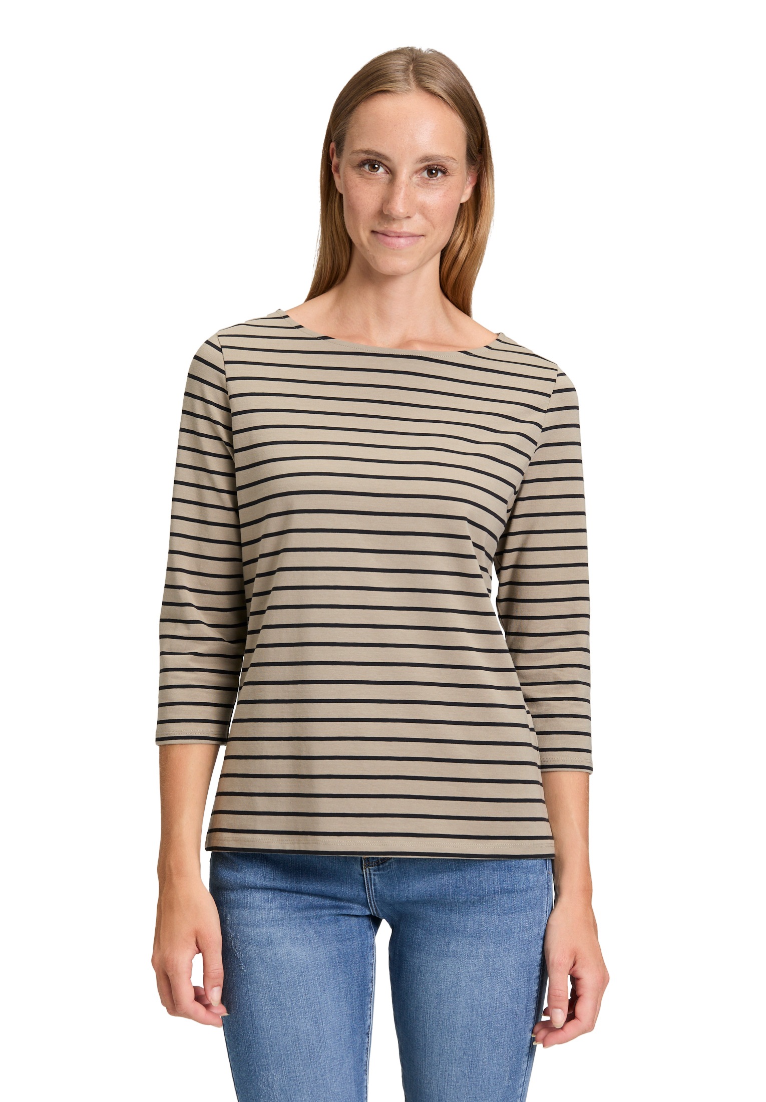 Betty Barclay 3/4-Arm-Shirt »Ringelshirt mit U-Boot-Ausschnitt«