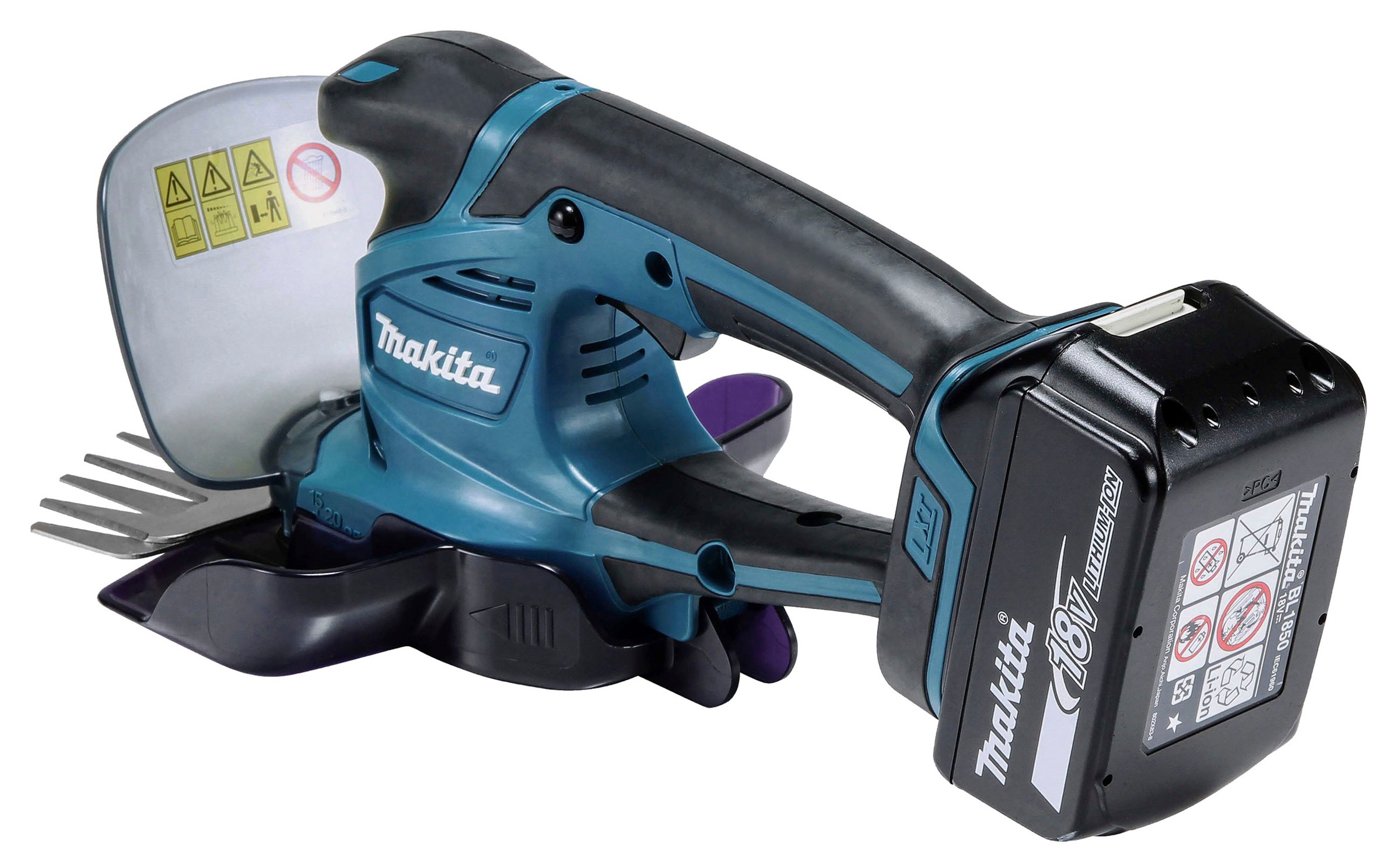 Makita Akku-Gras- und Strauchscherenset »»DUM604RFX1««, inkl. Akku und Ladegerät, 18V, 2.500 min -1, 160 mm