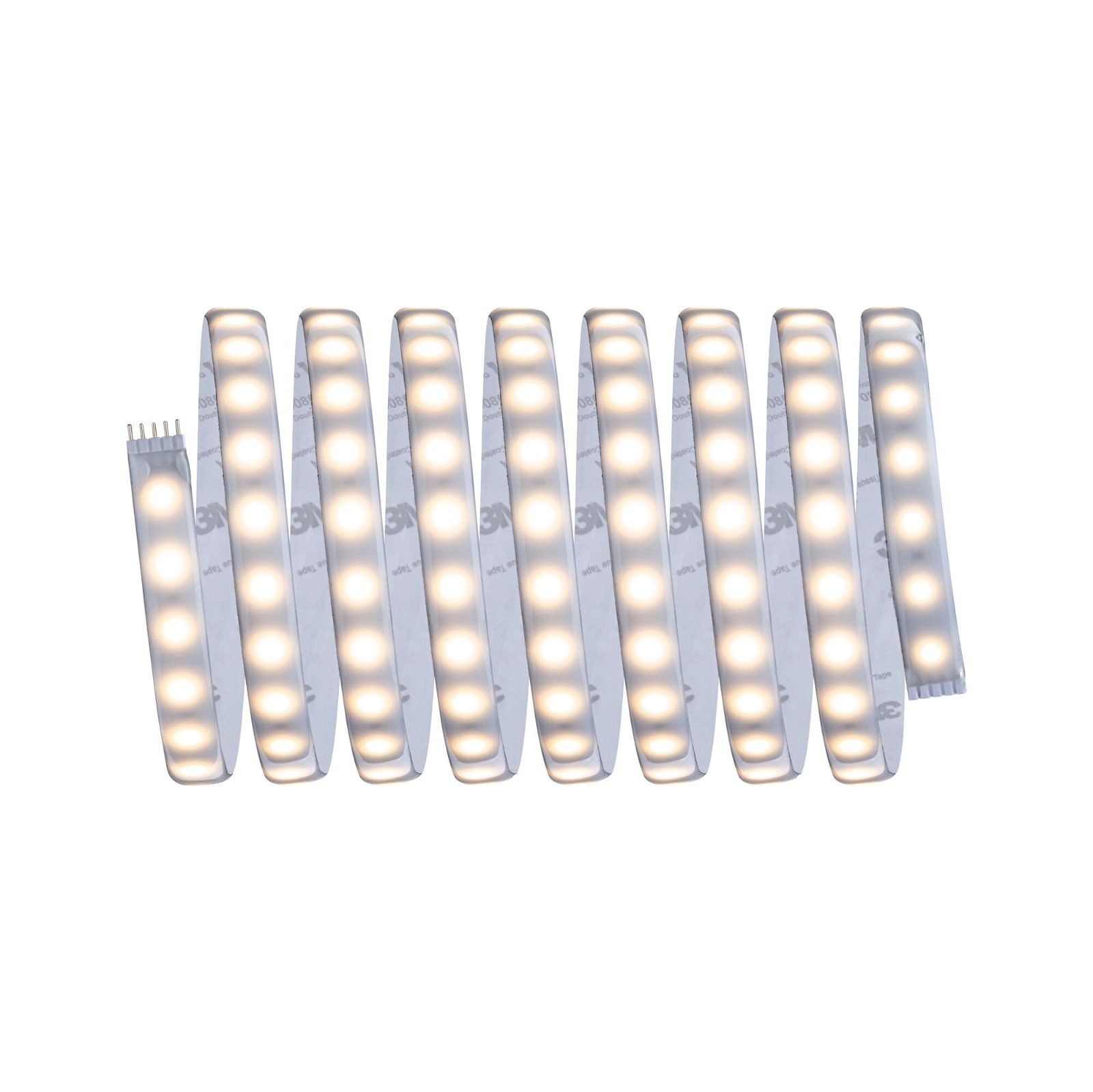 Paulmann LED-Streifen »MaxLED 500 Basisset 3m 18W 230/24V 36VA Silber Kunststoff«, 1 St.-flammig, IP44 Cover 2700K