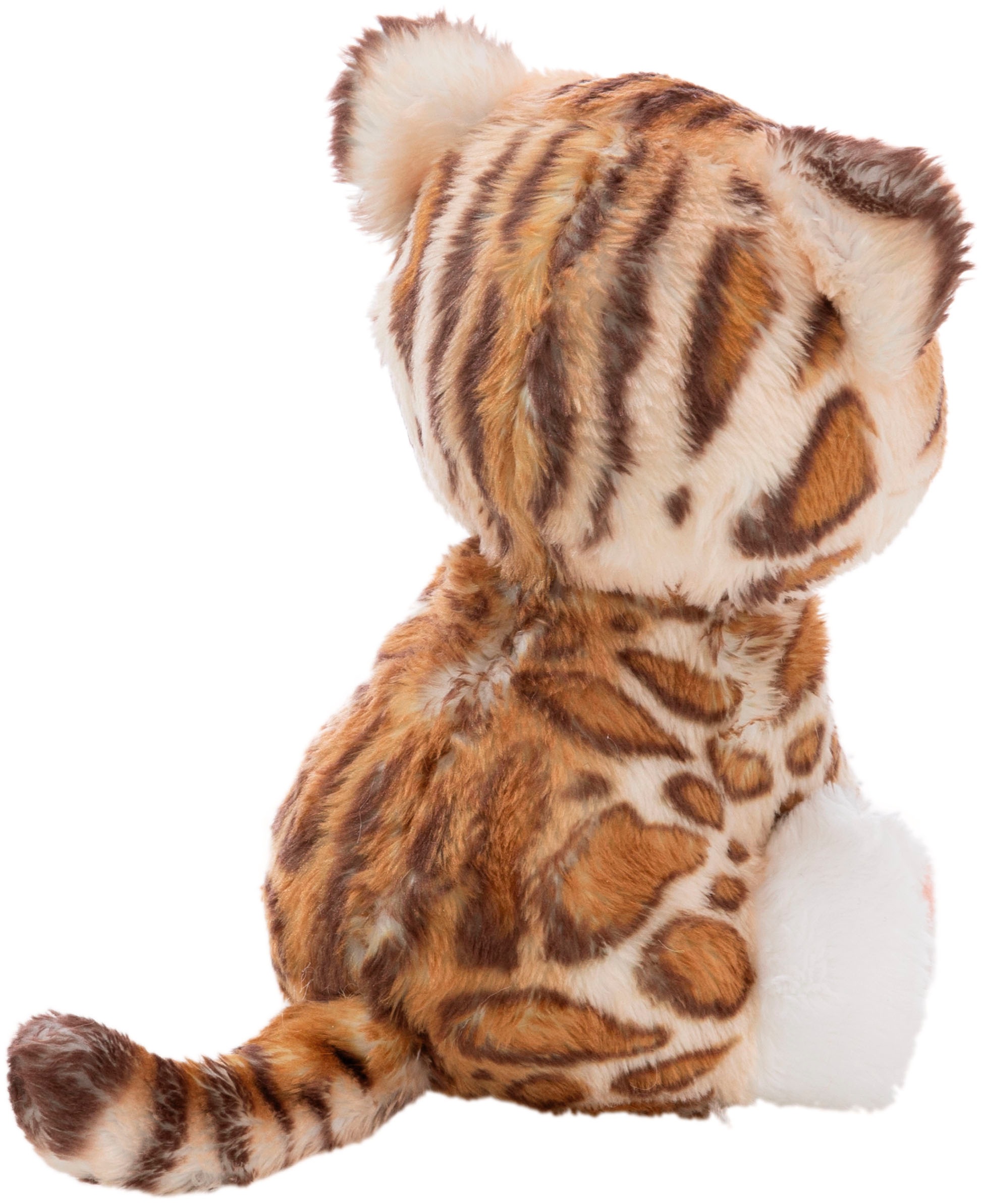 Nici Kuscheltier »Little Paws, Bengal Katze getigert 12cm sitzend im Körbchen«
