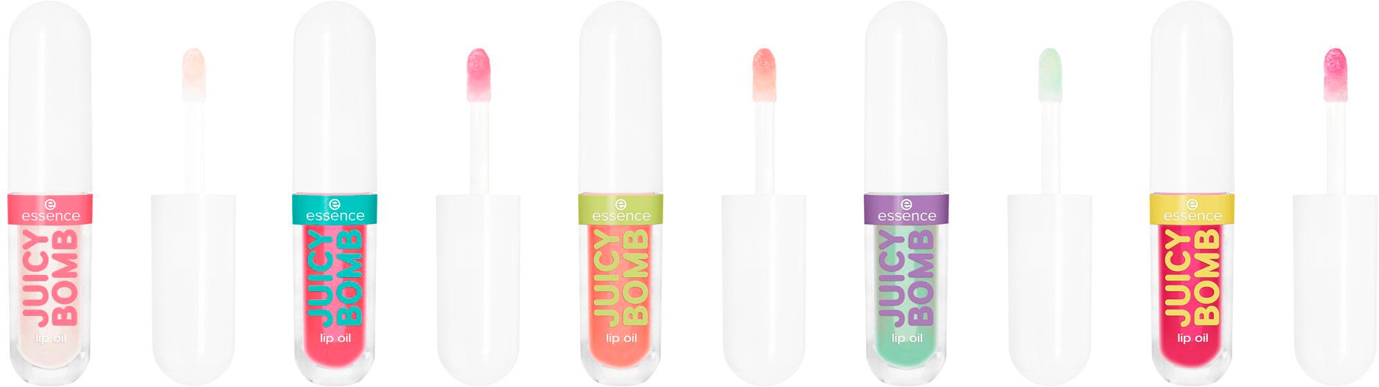 Essence Lippenpflege-Set »JUICY BOMB lip oil set 01« mit ultra-shiny-Finish
