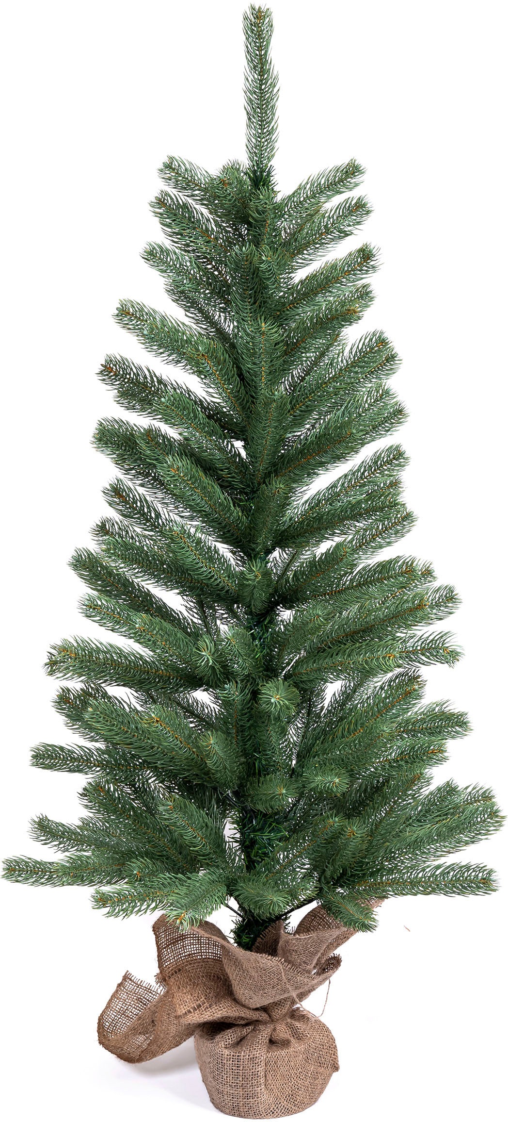 IC Winterworld Nordmanntanne, Künstlicher »Tannenbaum, Christbaum«, kaufen mit um Weihnachtsdeko den online Jutebeutel künstlicher Betonfuß Weihnachtsbaum bequem