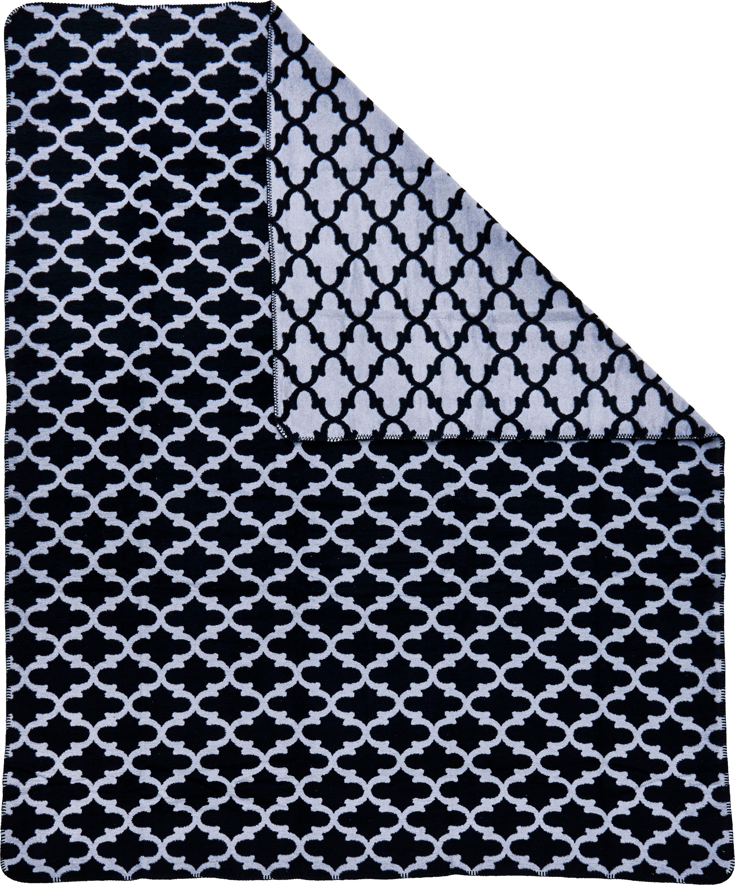 done.® Wohndecke »Milano« Wohndecke mit einfassender Ziernaht, Kuscheldecke