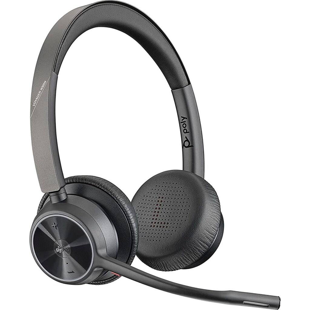 Poly Wireless-Headset »Voyager 4320 UC«, A2DP Bluetooth-AVRCP Bluetooth-HFP-HSP, Freisprechfunktion