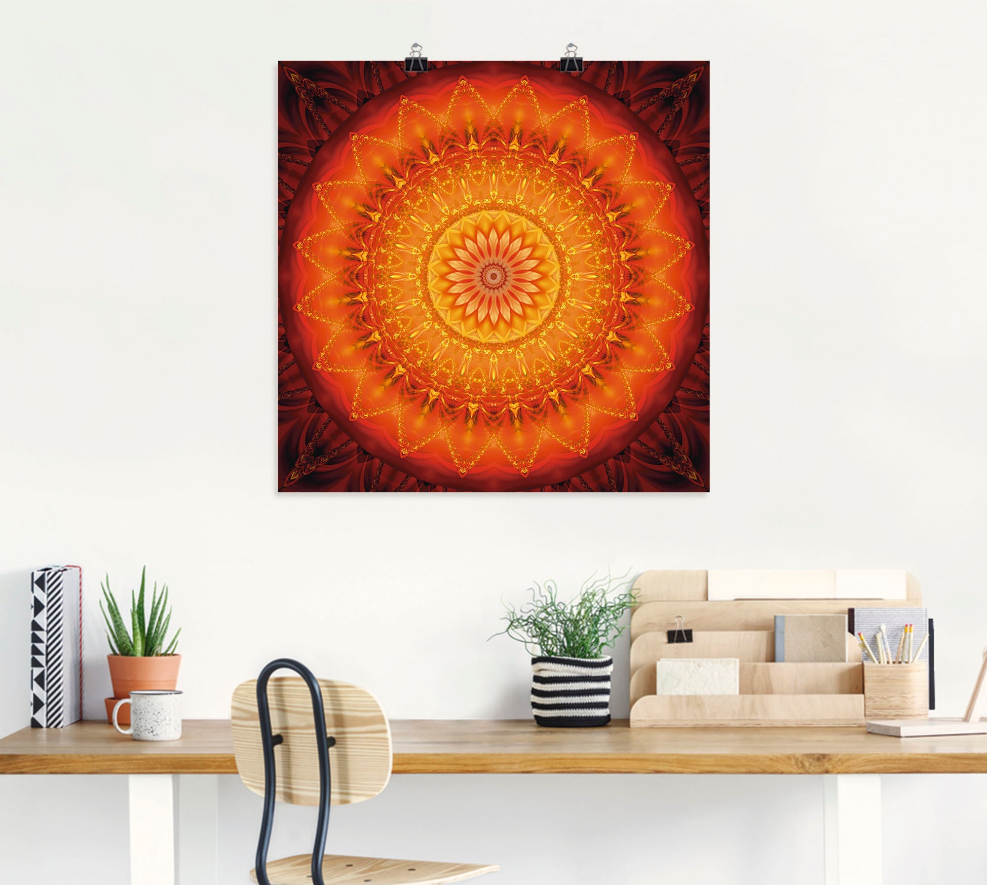 Artland Wandbild »Mandala Energie 1« Muster 1 Stk. tlg. als Leinwandbild, Poster in verschied. Größen