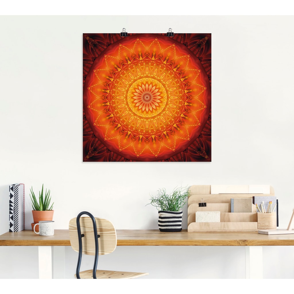 Artland Wandbild »Mandala Energie 1«, Muster, (1 St.)