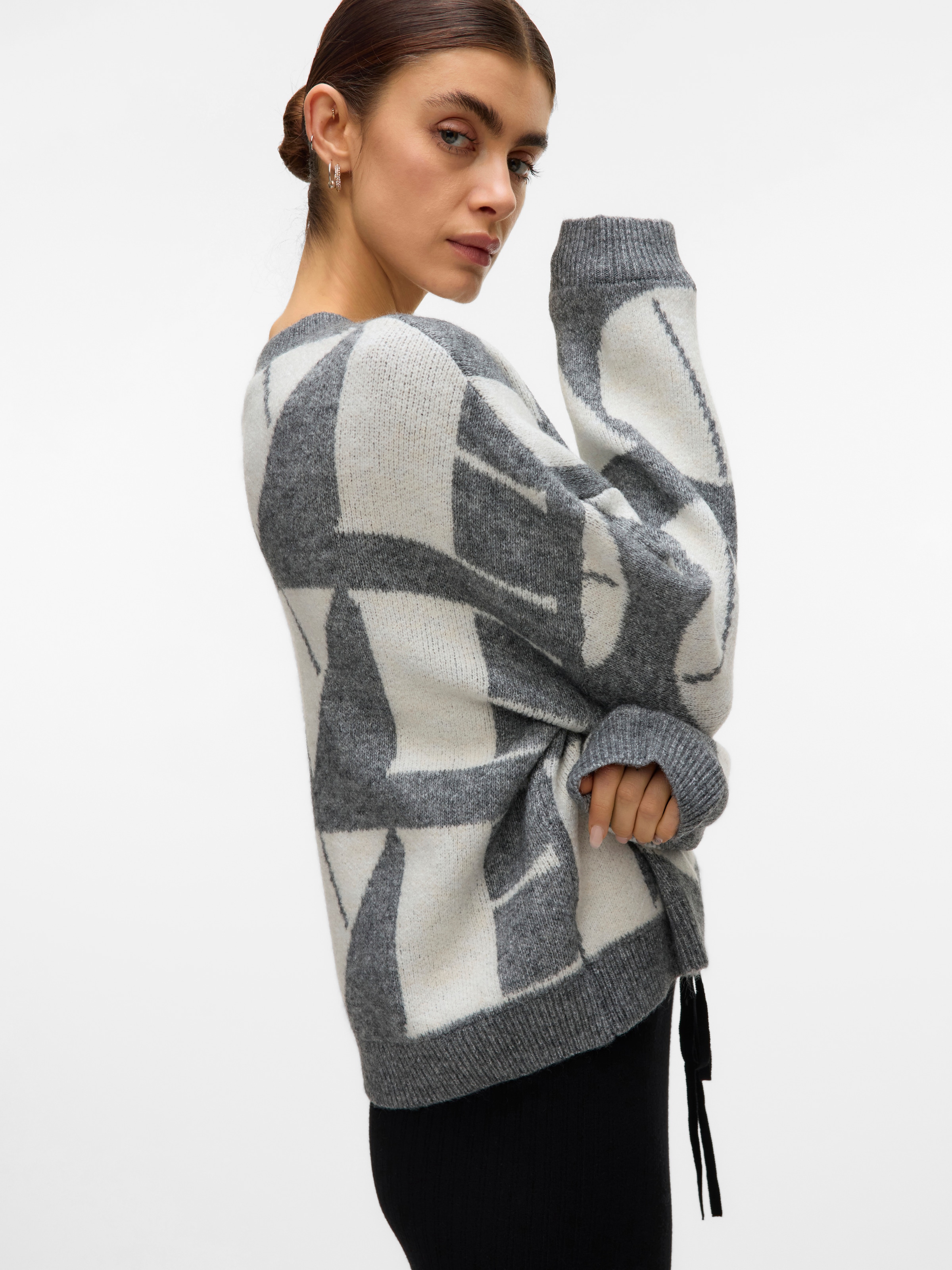 Vero Moda Strickpullover »VMLOVE LS O-NECK PULLOVER BOO«