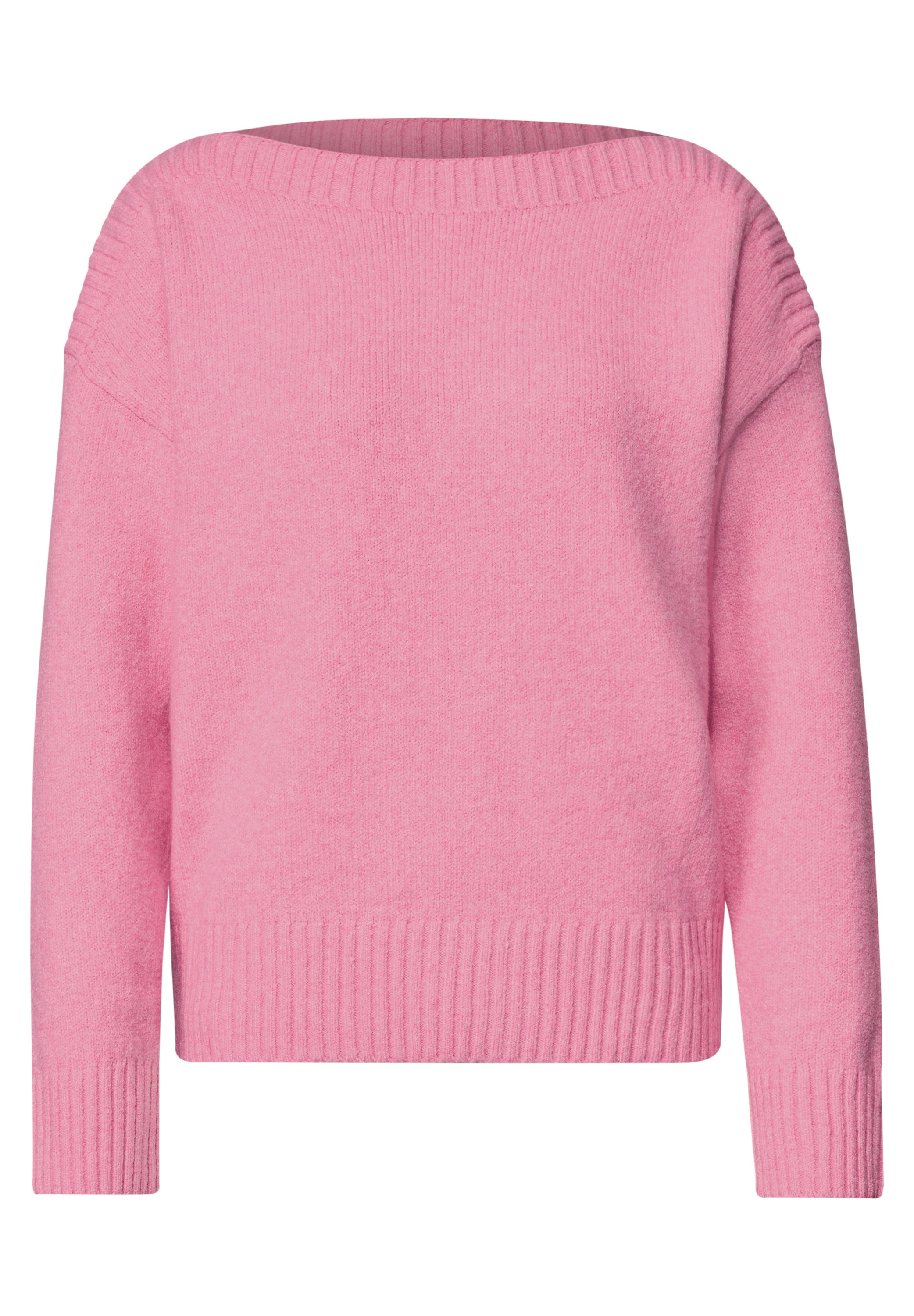 STREET ONE Strickpullover mit Boat Neck