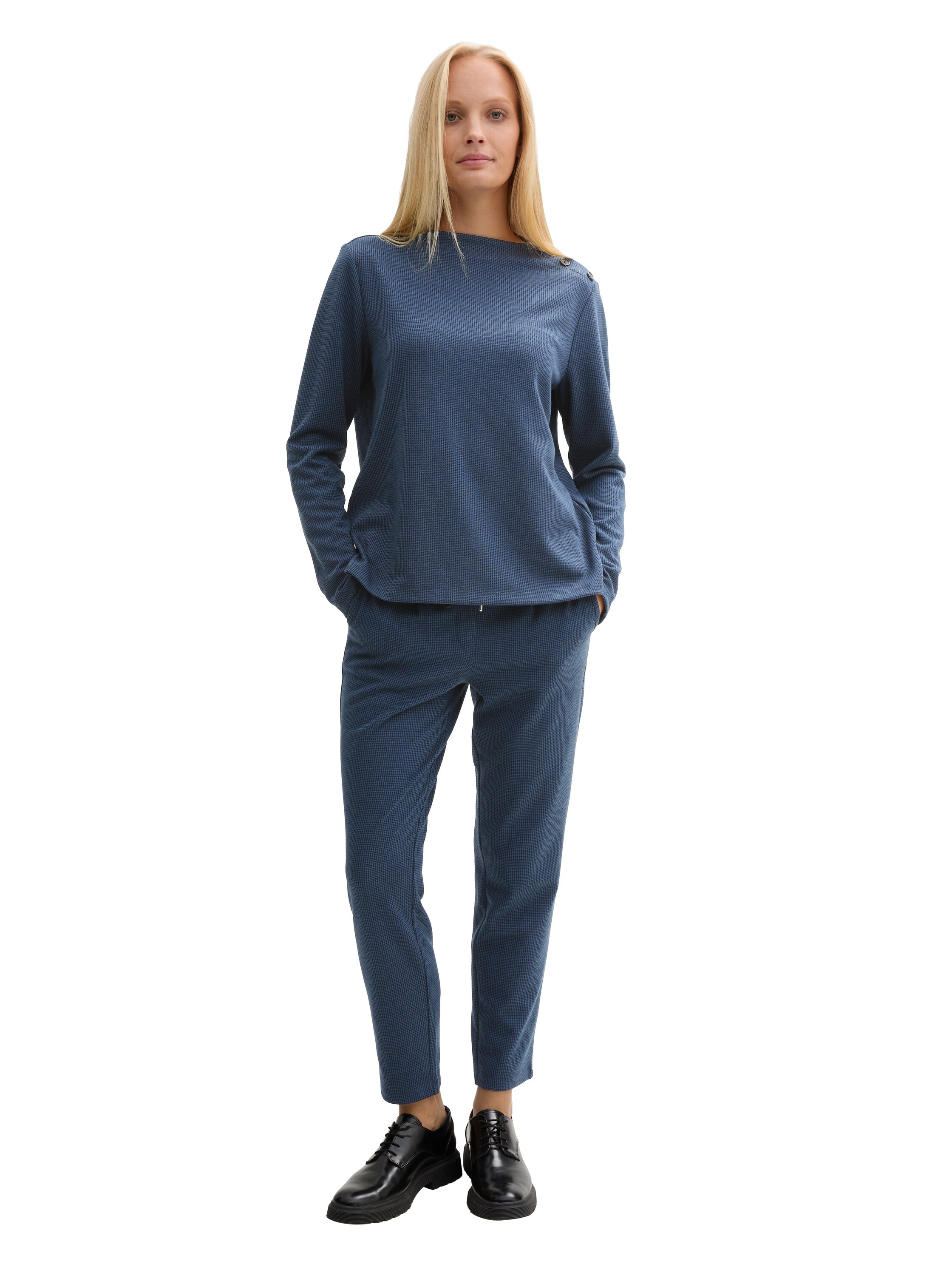 TOM TAILOR Longsweatshirt , mit Knöpfen an der Schulter
