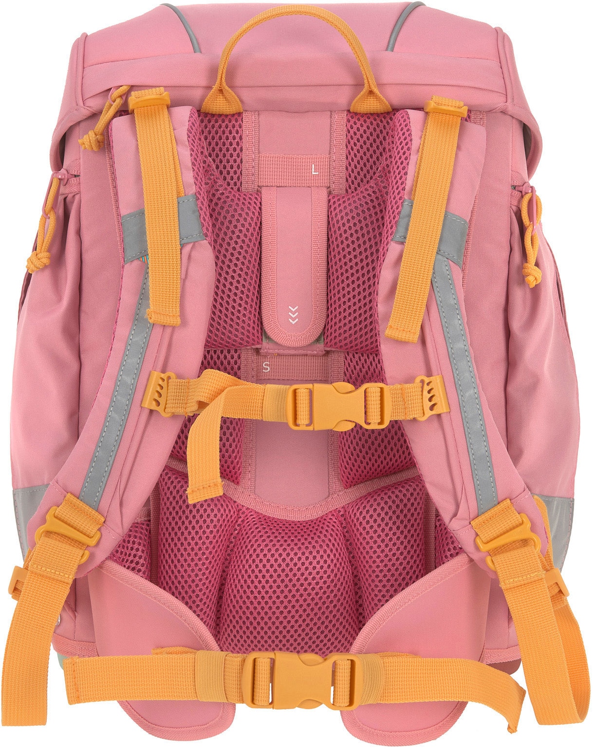 LÄSSIG Schulranzen »Unique, Boxy, Pink«, Reflektoren, PETA-approved vegan; aus recycelten PET-Flaschen
