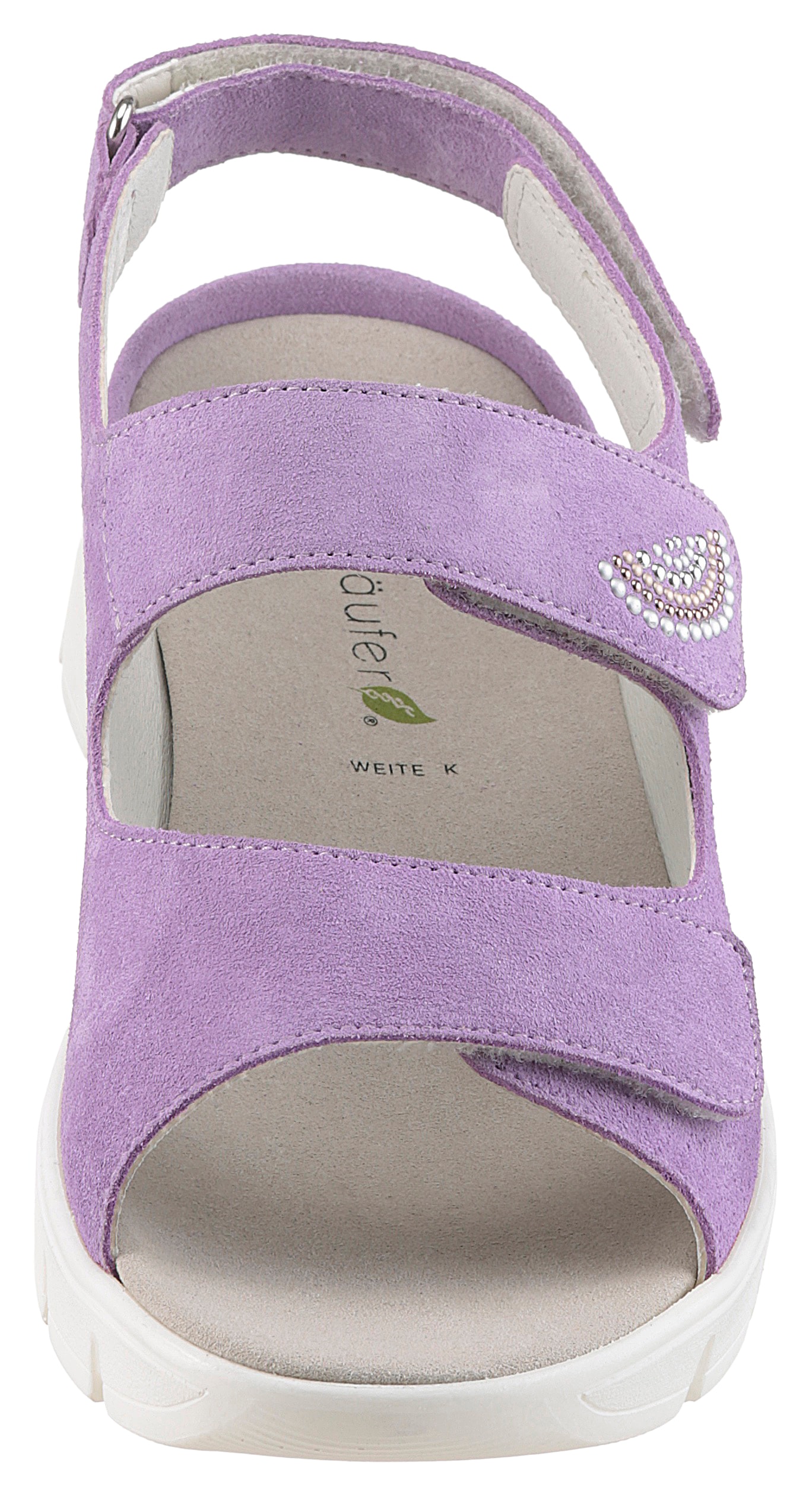 Waldläufer Keilsandalette »K-Adea«, Sommerschuh, Sandale, Keilabsatz, mit Klettverschlüssen, K-Weite