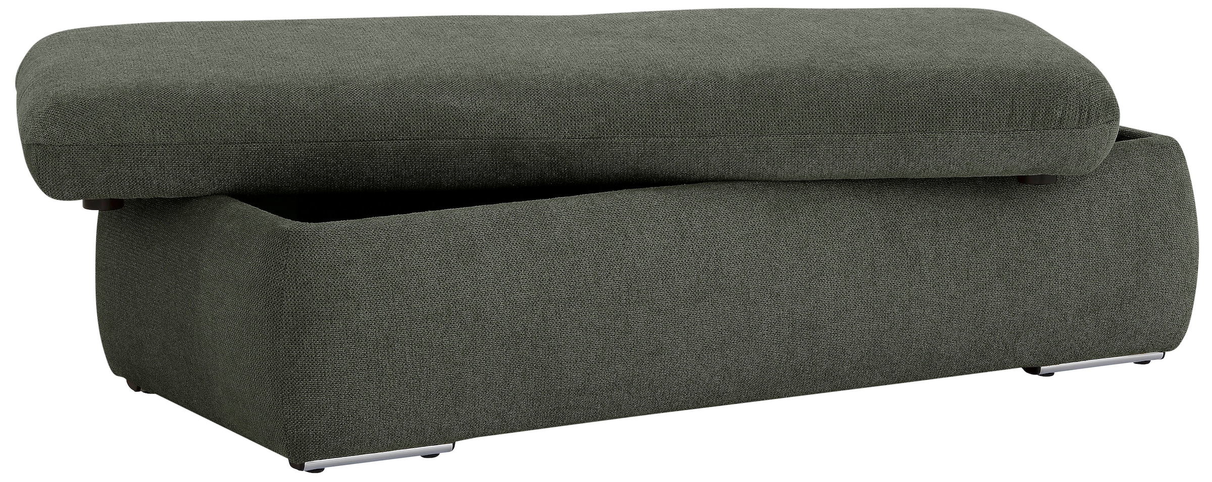 INOSIGN Polsterhocker »Avesa«, Mit großem Staufach, passend zur Serie "Avesa", B/T/H: 136/64/43 cm