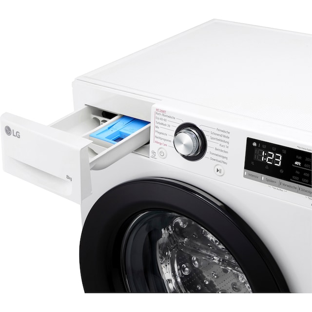 LG Waschmaschine »F4WV4085«, F4WV4085, 8 kg, 1400 U/min mit 3 Jahren XXL  Garantie