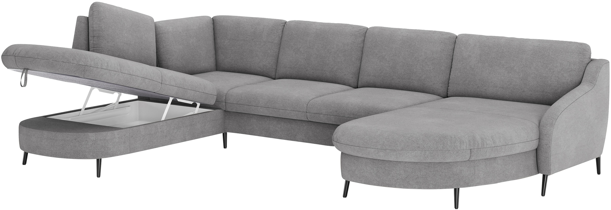 sit&more Wohnlandschaft »Soul U-Form«, wahlweise mit Bett und Bettkasten