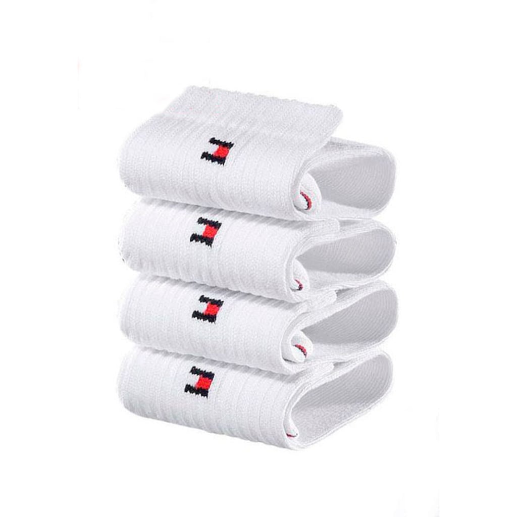 Tommy Hilfiger Kurzsocken, (4 Paar), mit weichem Frottee