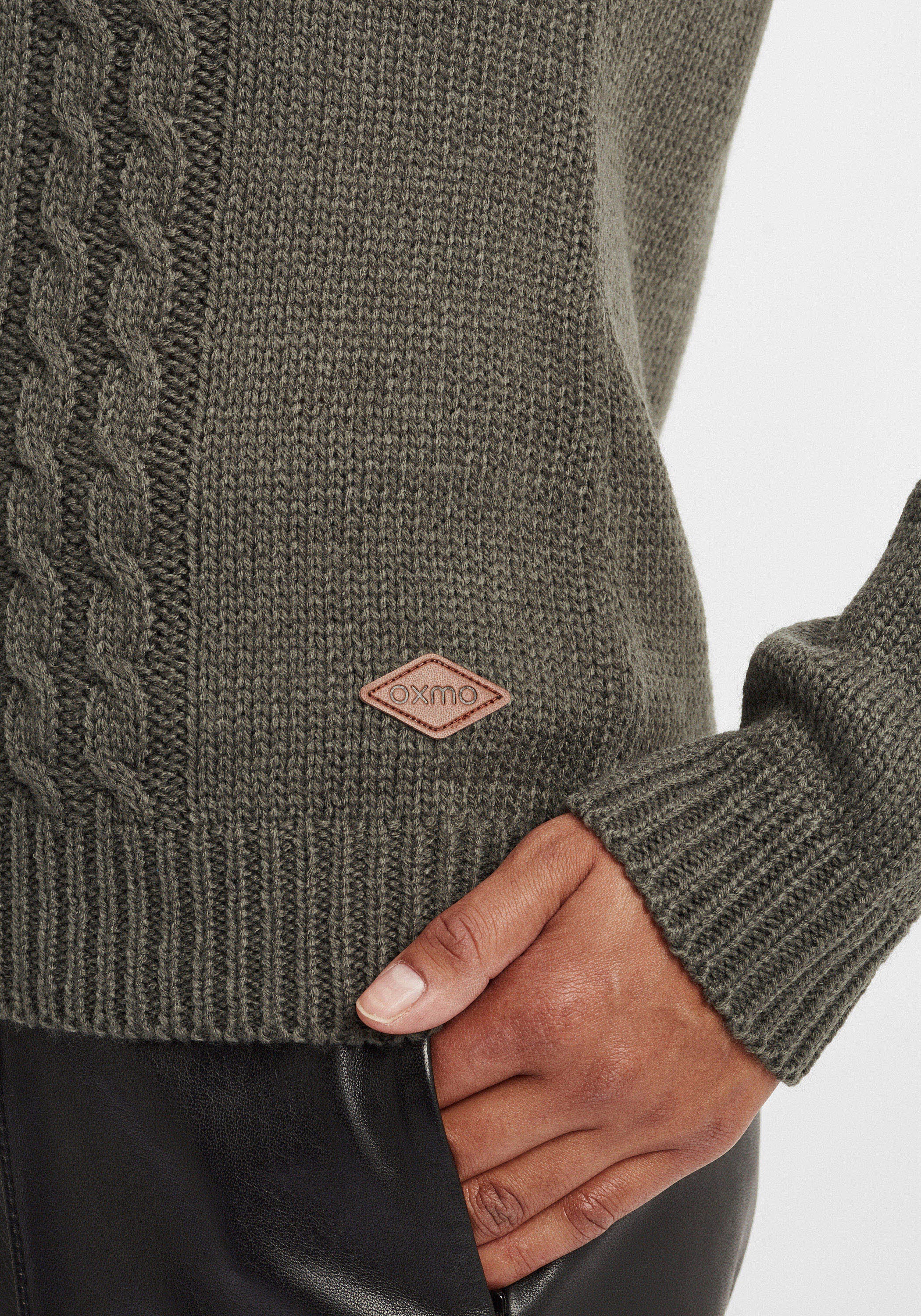 OXMO Strickjacke »Strickpullover OXCarry«