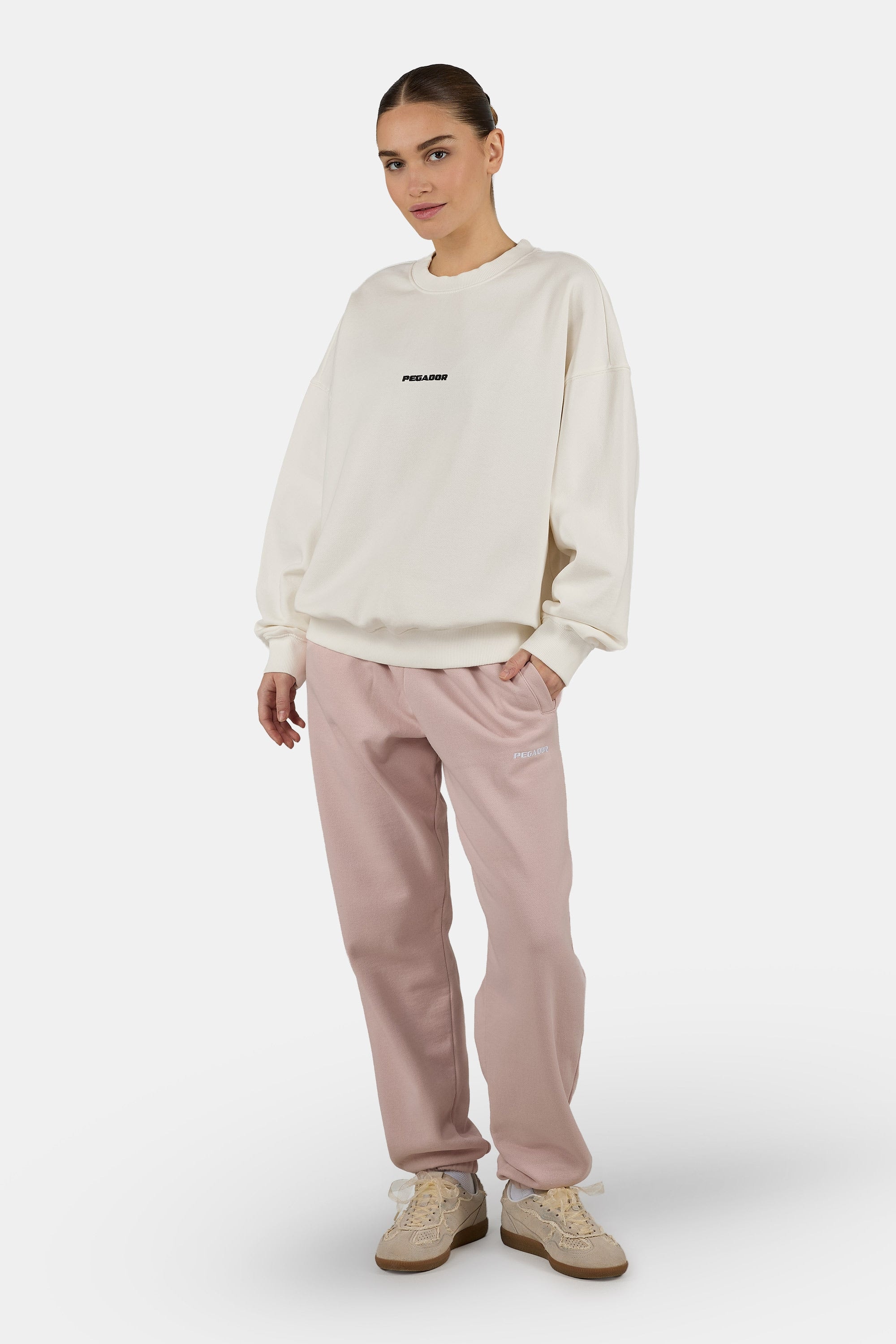 PEGADOR Sweatshirt »Sela Oversized Sweater«, Baumwollmischung, oversize
