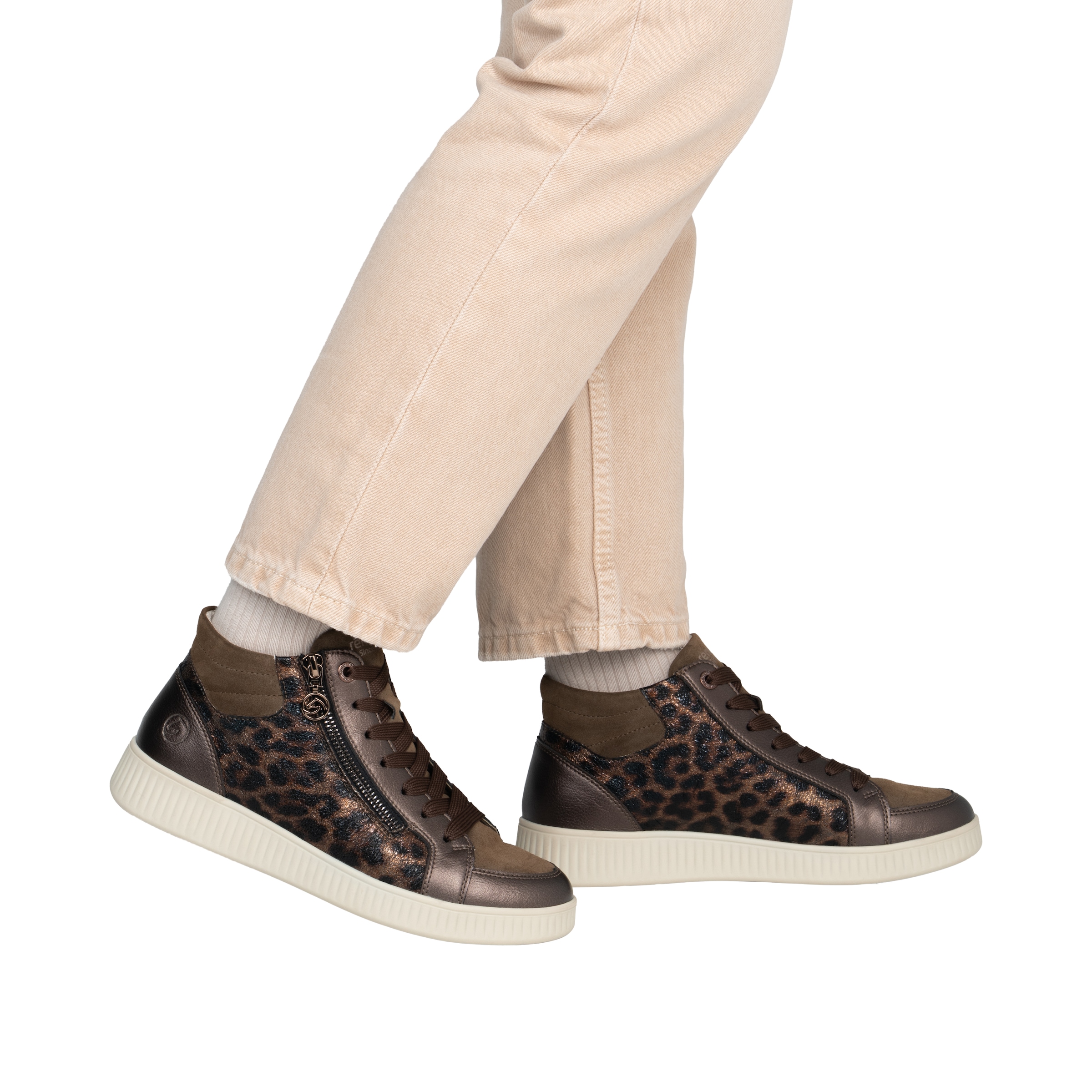 Remonte Sneakerboots  Schnürboots, Stiefelette mit seitlichem Reißverschluss