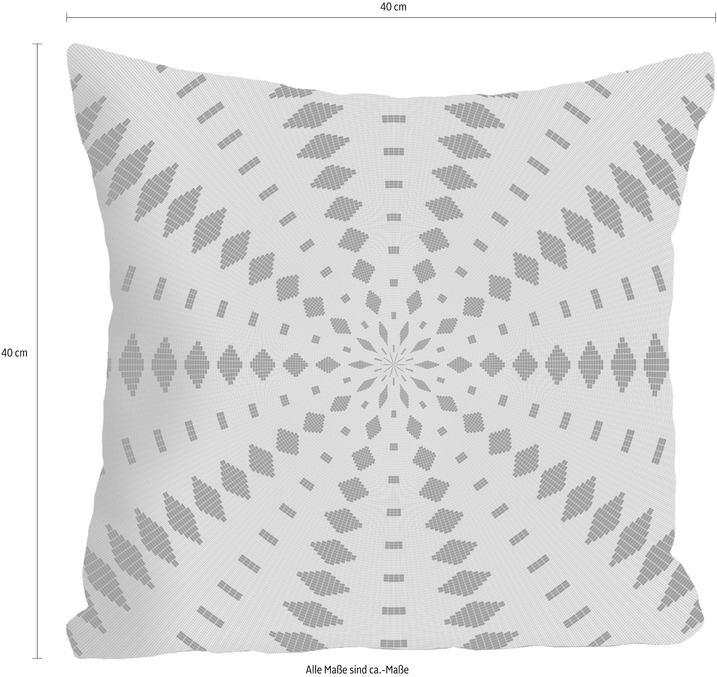 queence Dekokissen »»Geometric««, Kissenhülle ohne Füllung, 1 Stück