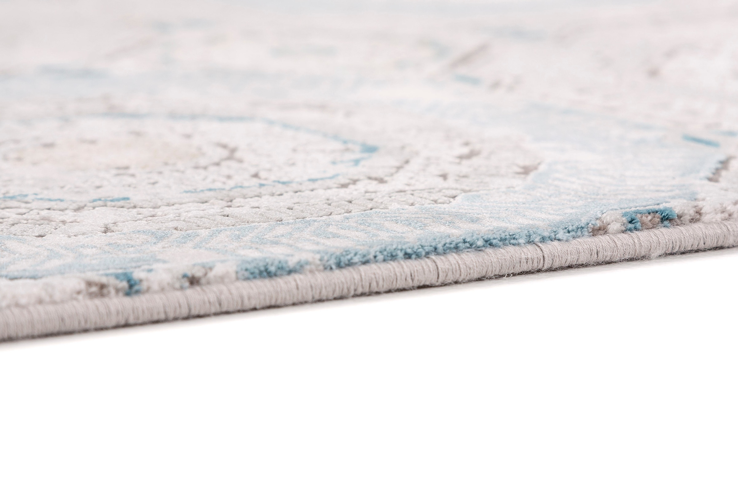 ASTRA Teppich »Gravina 232« rechteckig 8 mm Höhe seidiger Schimmer durch Viskose, Hoch Tief Struktur, Wohnzimmer