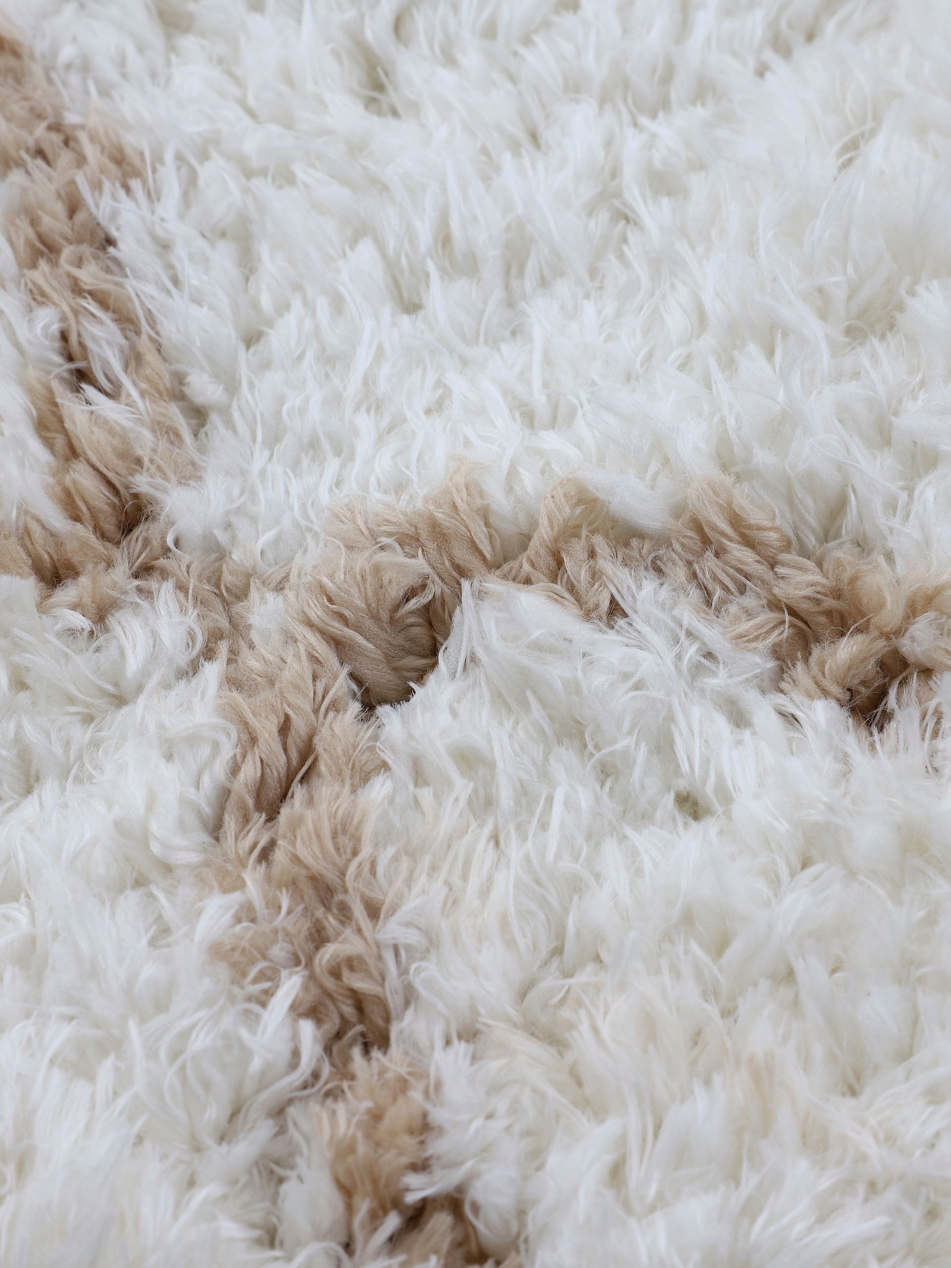 carpetfine Hochflor-Teppich »Eddy«, rund, 30 mm Höhe, Shaggy Langflor mit Fransen, starke Größenauswahl, Wohnzimmer
