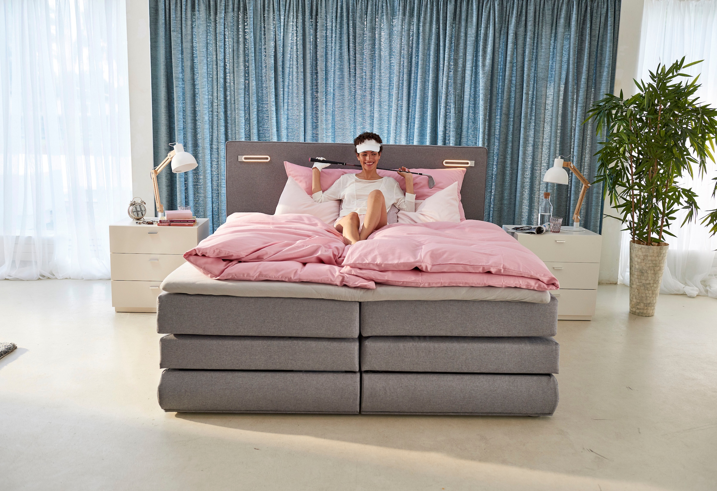 COLLECTION AB »Ninoni« inkl. Bettkasten, Topper und wahlweise mit LED-Beleuchtung
