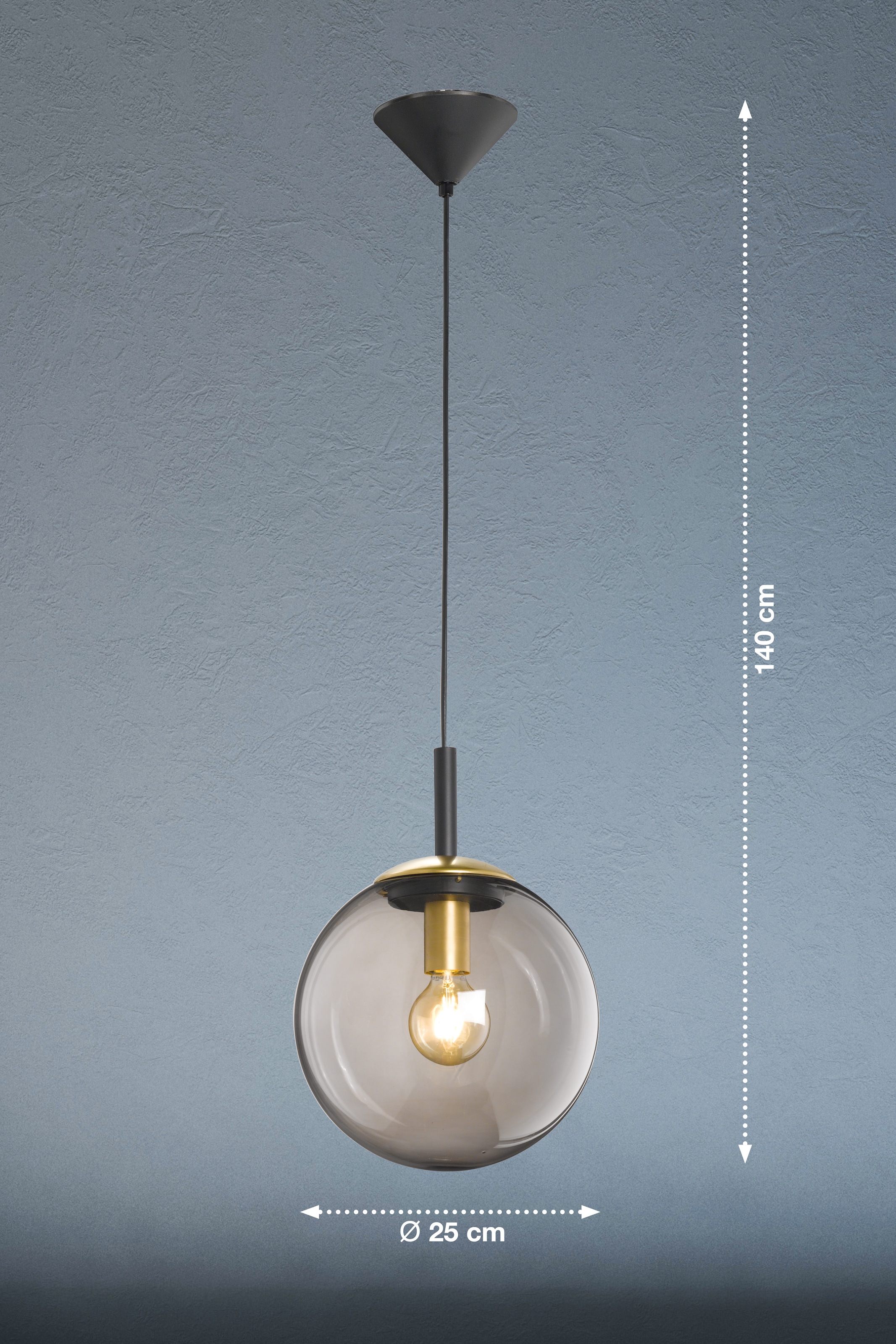 FISCHER & HONSEL Hängeleuchte »Dini« E27 1 Stk. Hängeleuchte, Hängelampe