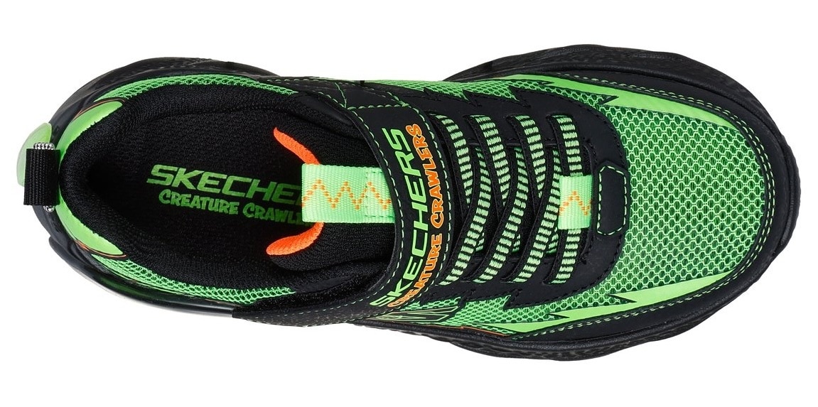 Skechers Sneaker »CREATURE-CRAWLERS«, Blink,-Klettschuh mit coolem Motiv, Größenschablone zum Download