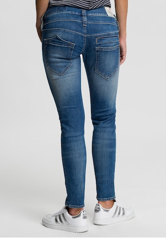 Slim-fit-Jeans »PITCH SLIM ORGANIC«, Vintage-Style mit Abriebeffekten