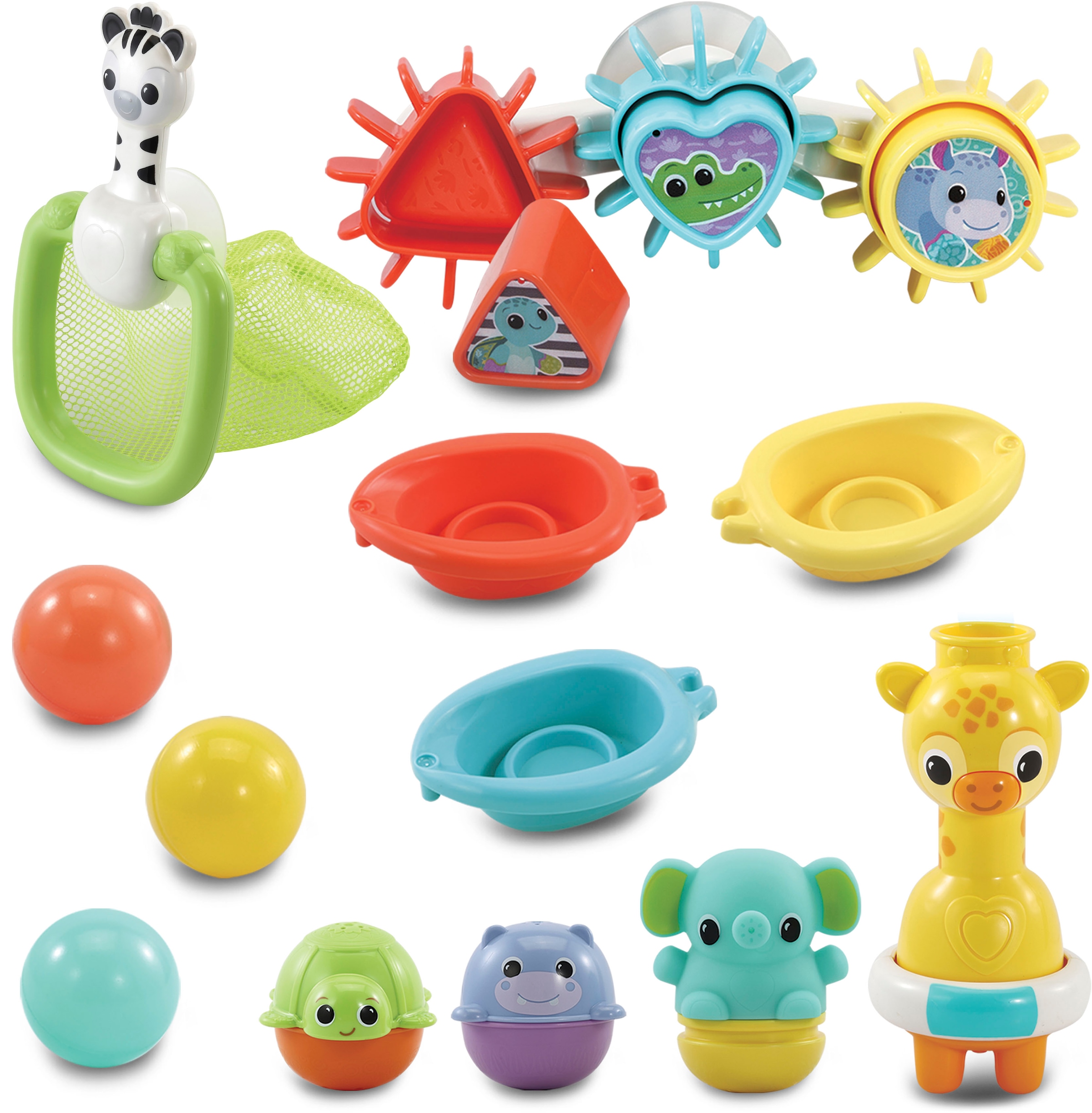 Badespielzeug »Vtech Baby, Babys Badeset«, inklusive Netz