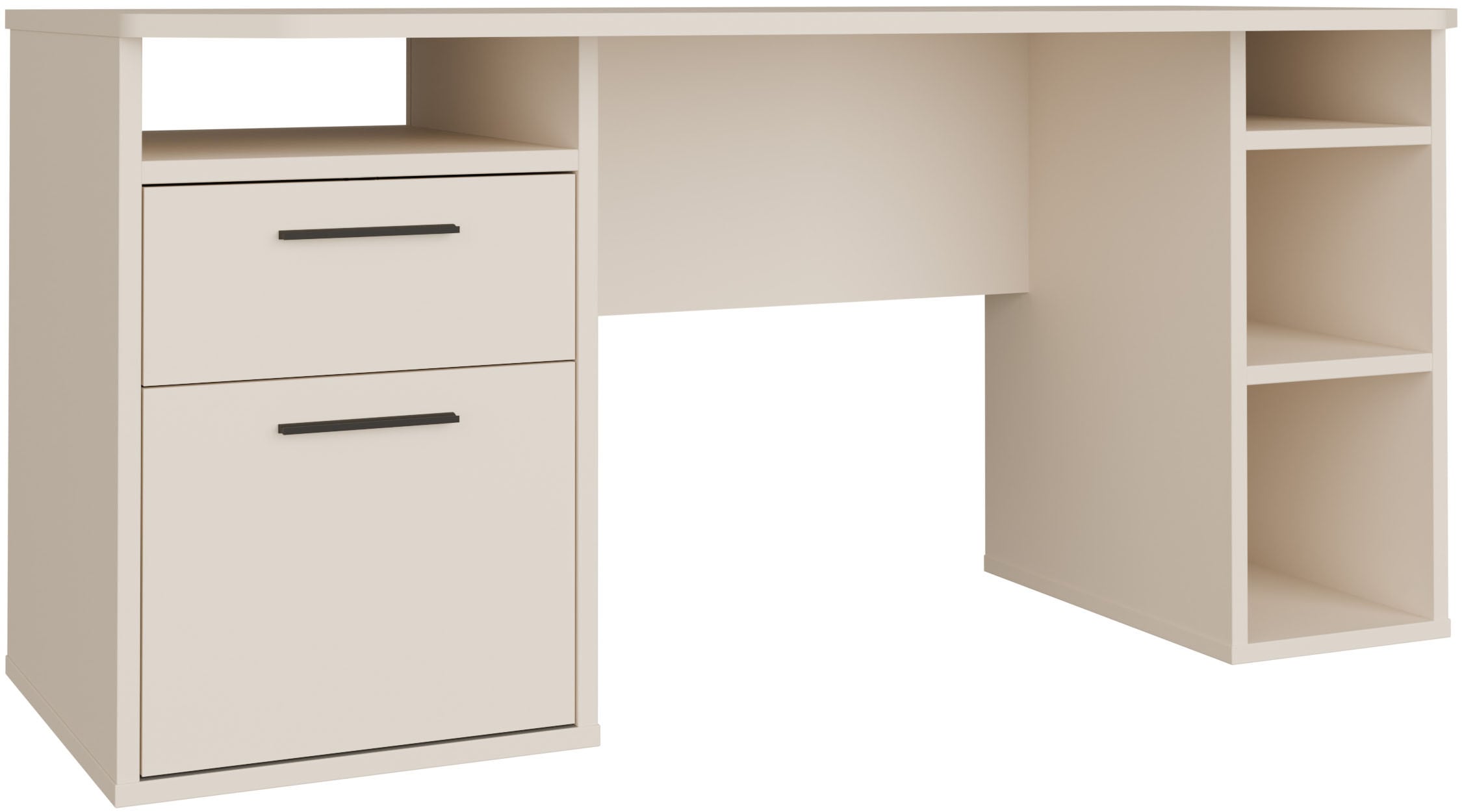 FORTE Schreibtisch »Tezaur« mit Schubkasten und Tür, B/H/T 160/75,7/72 cm