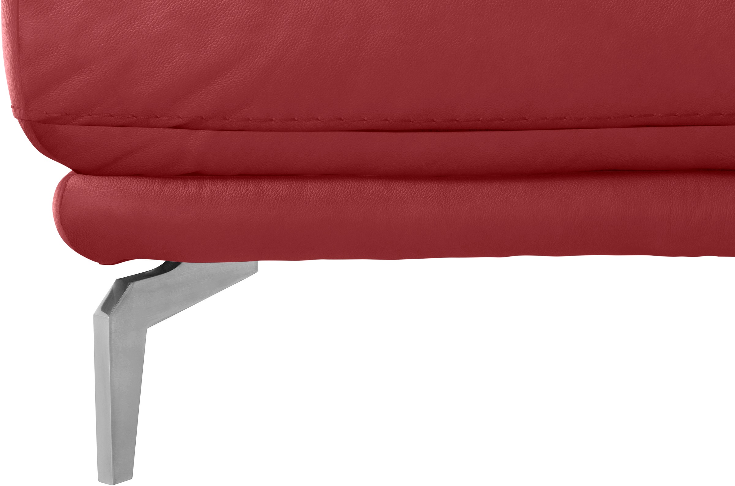 W.SCHILLIG Hocker »montanaa«, mit Metallfüßen in Chrom glänzend, Breite 71 cm