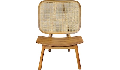 Rattanstuhl, mit Wiener Geflecht, moderner Lounge chair für alle Räume geeignet