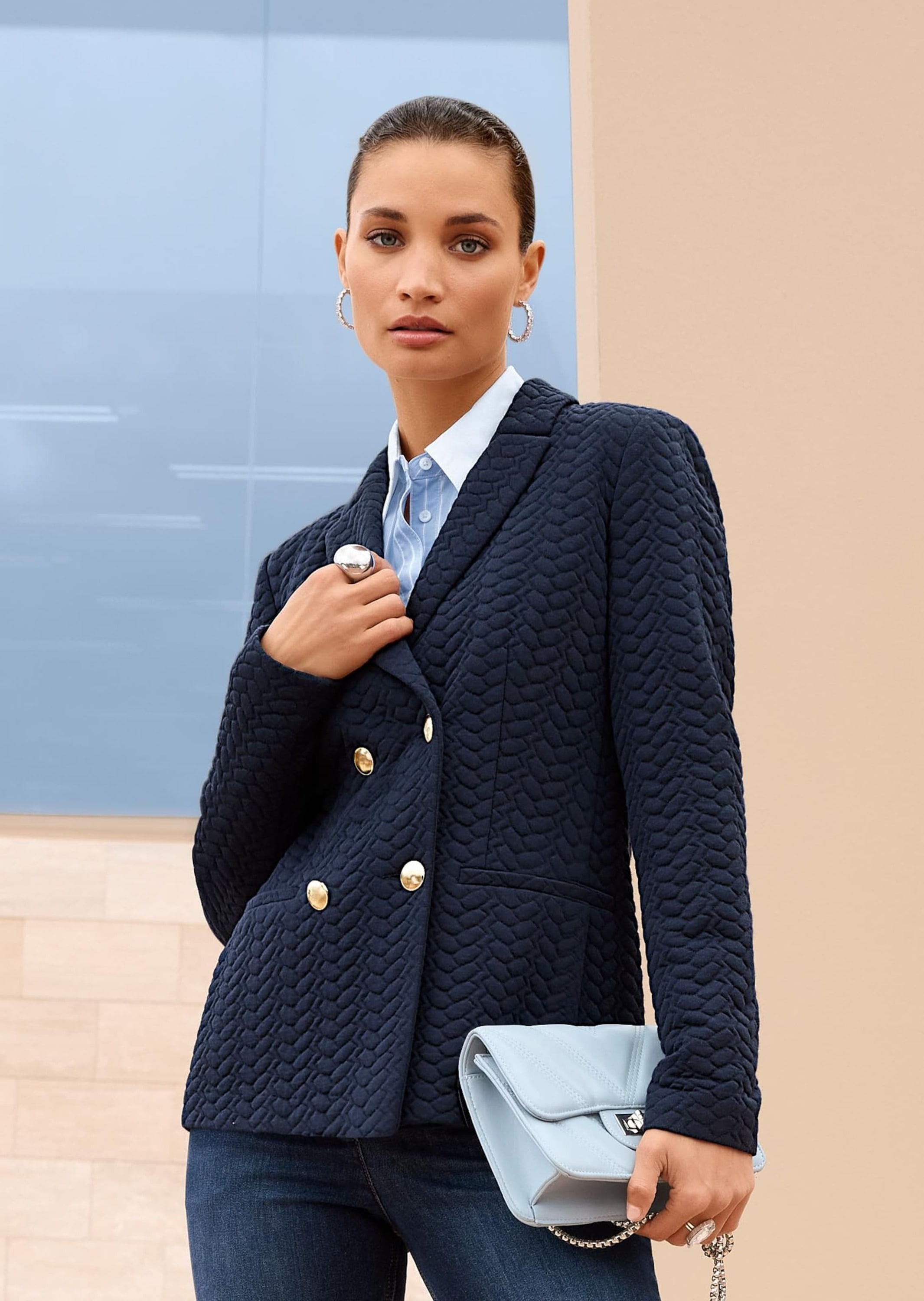 MADELEINE Jackenblazer »Blazer Zweireihiger Blazer im maritimen Stil«