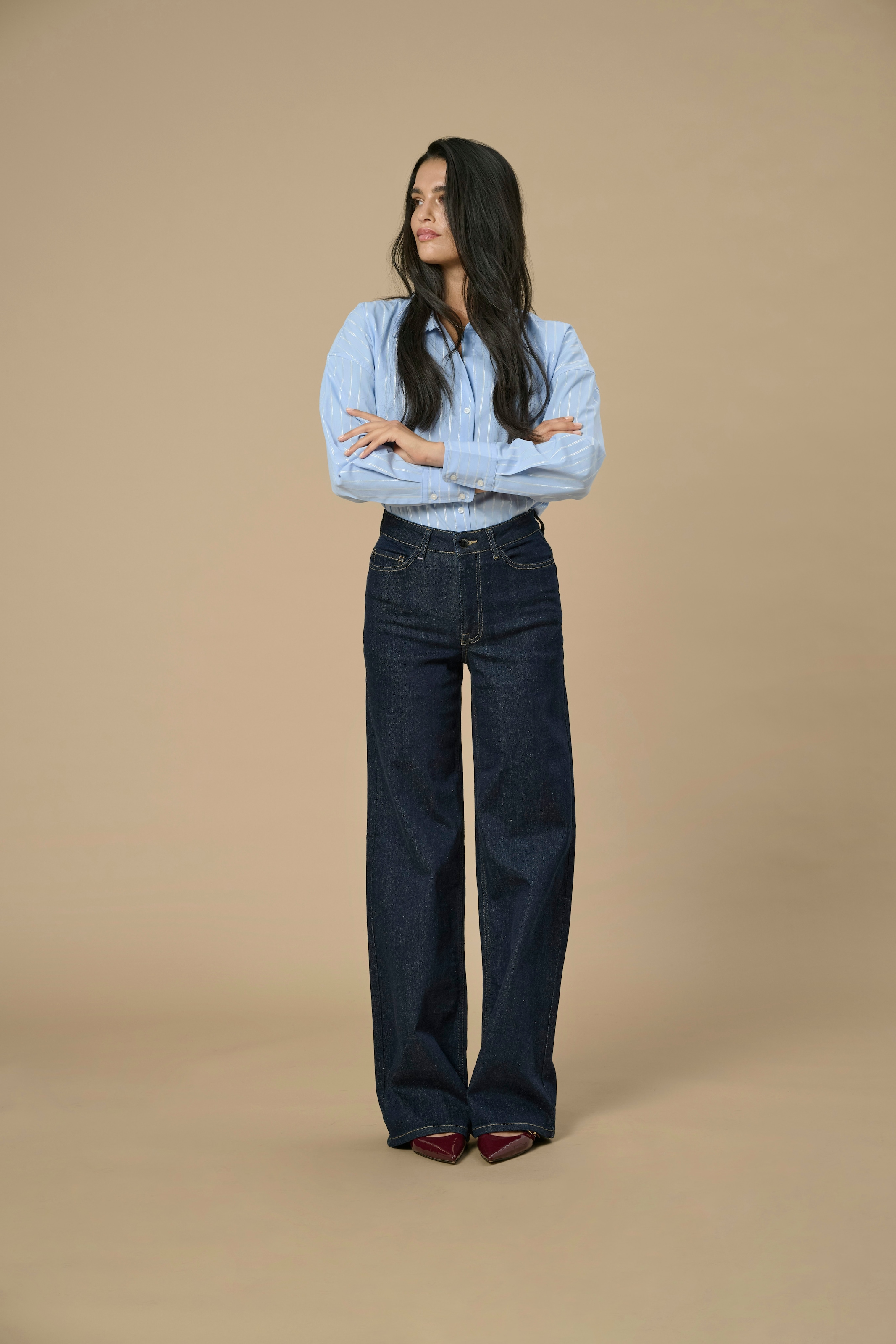 JDY High-waist-Jeans »JDYFELINA-FINA HW WIDE RINSE JNSDNM NOOS«