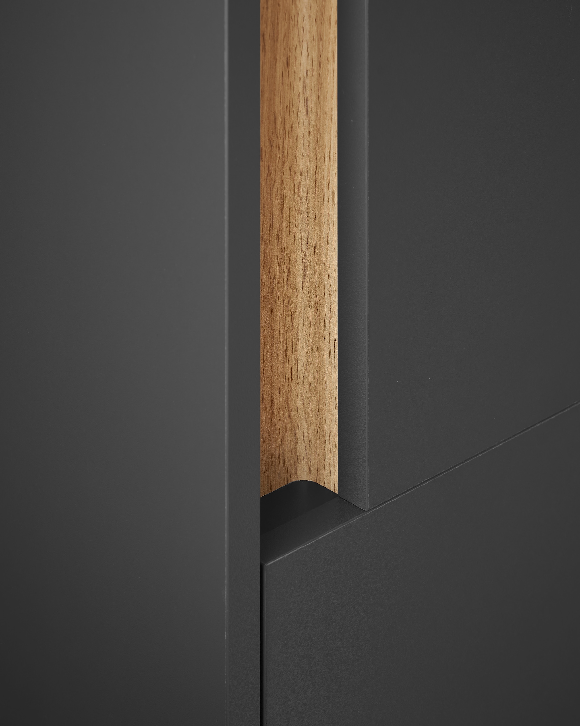 INOSIGN Hochschrank »CITY/GIRON, Badschrank mit Griffmulde, Schrank in zeitlosem Design«, in den Farben Weiß und Anthrazit verfügbar, viel Stauraum