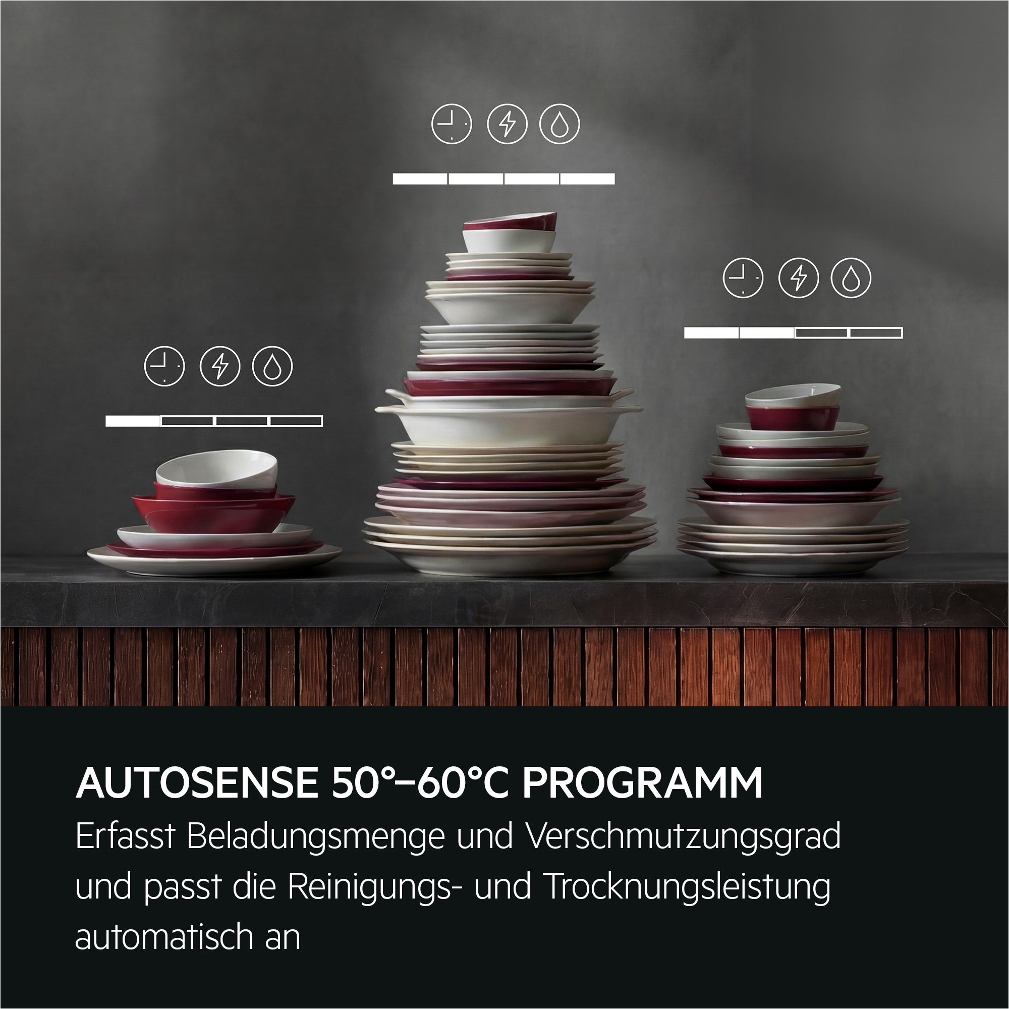 AEG vollintegrierbarer Geschirrspüler 6000 »GI620C2SC« Spülmaschine – starke Sprühabdeckung, viel Platz & sauber