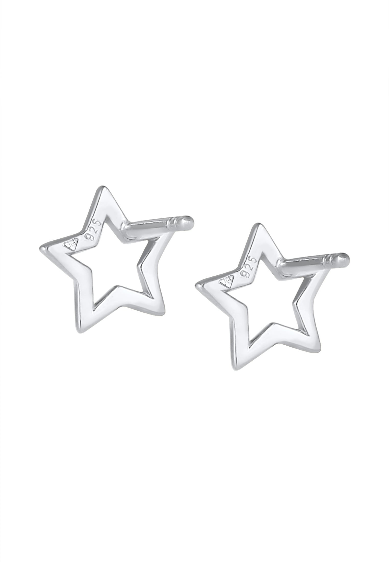Elli Paar Ohrstecker »Ohrringe Stecker Stern Trend Astro 925 Silber«