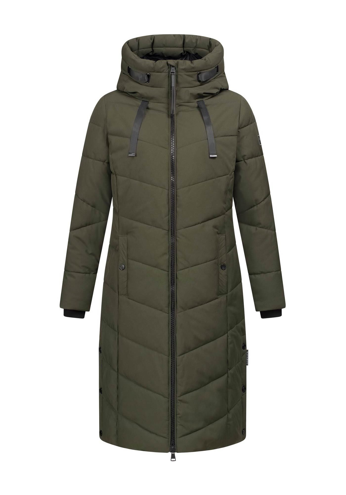 Navahoo Winterjacke »Navahoo Schmatzibaer lange Damen Winter Steppjacke N009«