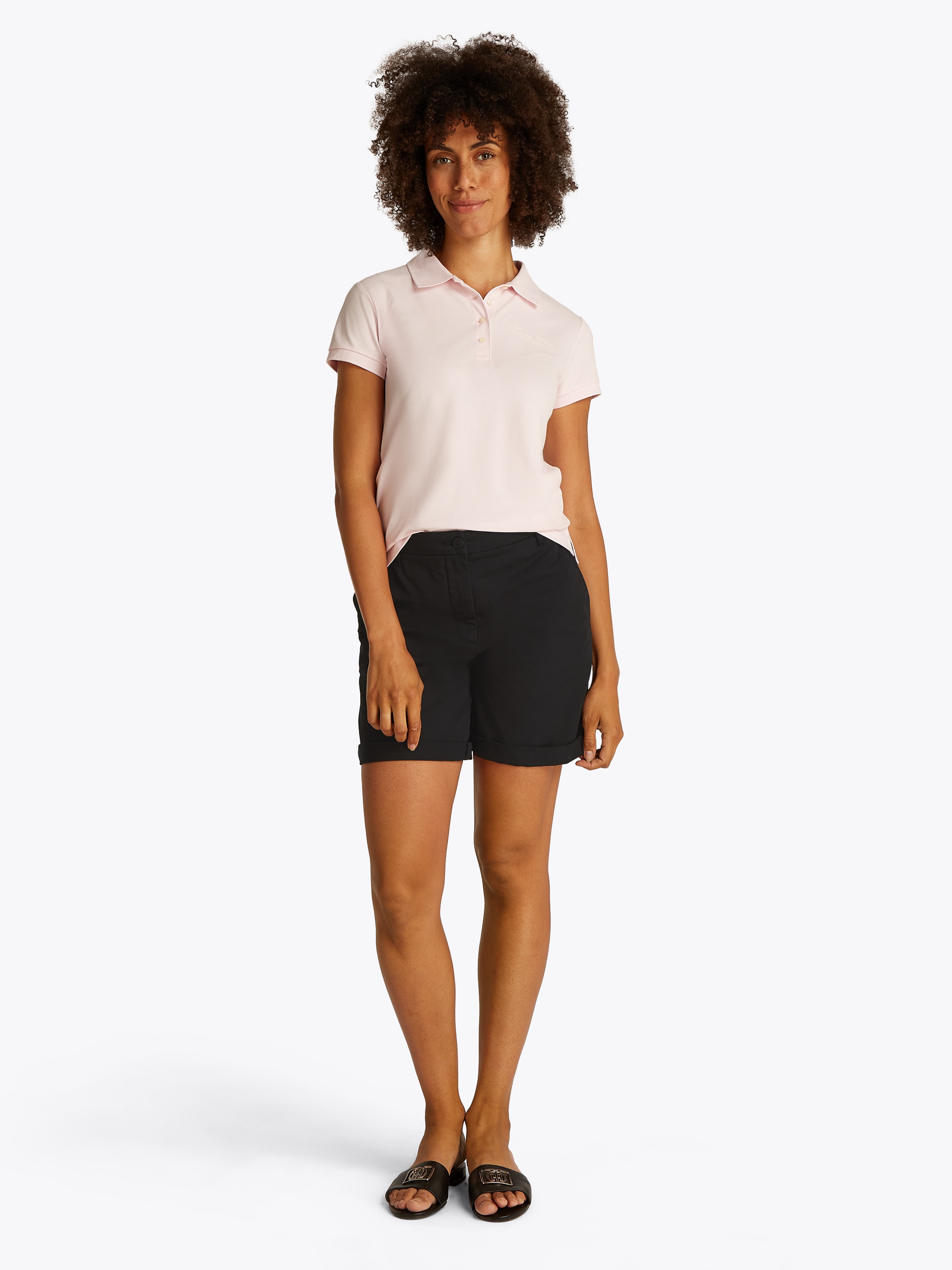 Tommy Hilfiger Chinoshorts »CO BLEND GMD CHINO SHORT«, mit Umschlagsaum
