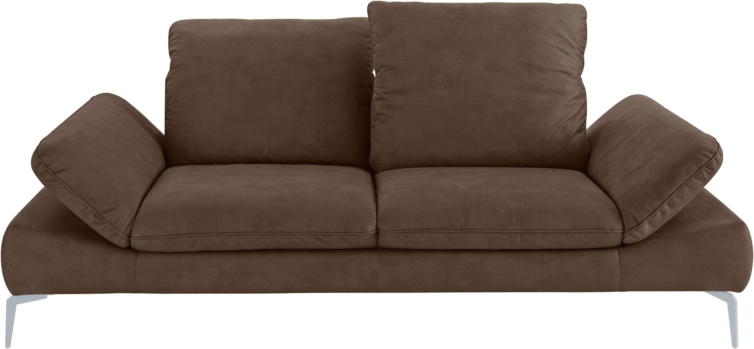 W.SCHILLIG 2,5-Sitzer »enjoy&MORE«, mit Sitztiefenverstellung, Füße silber matt, Breite 232 cm