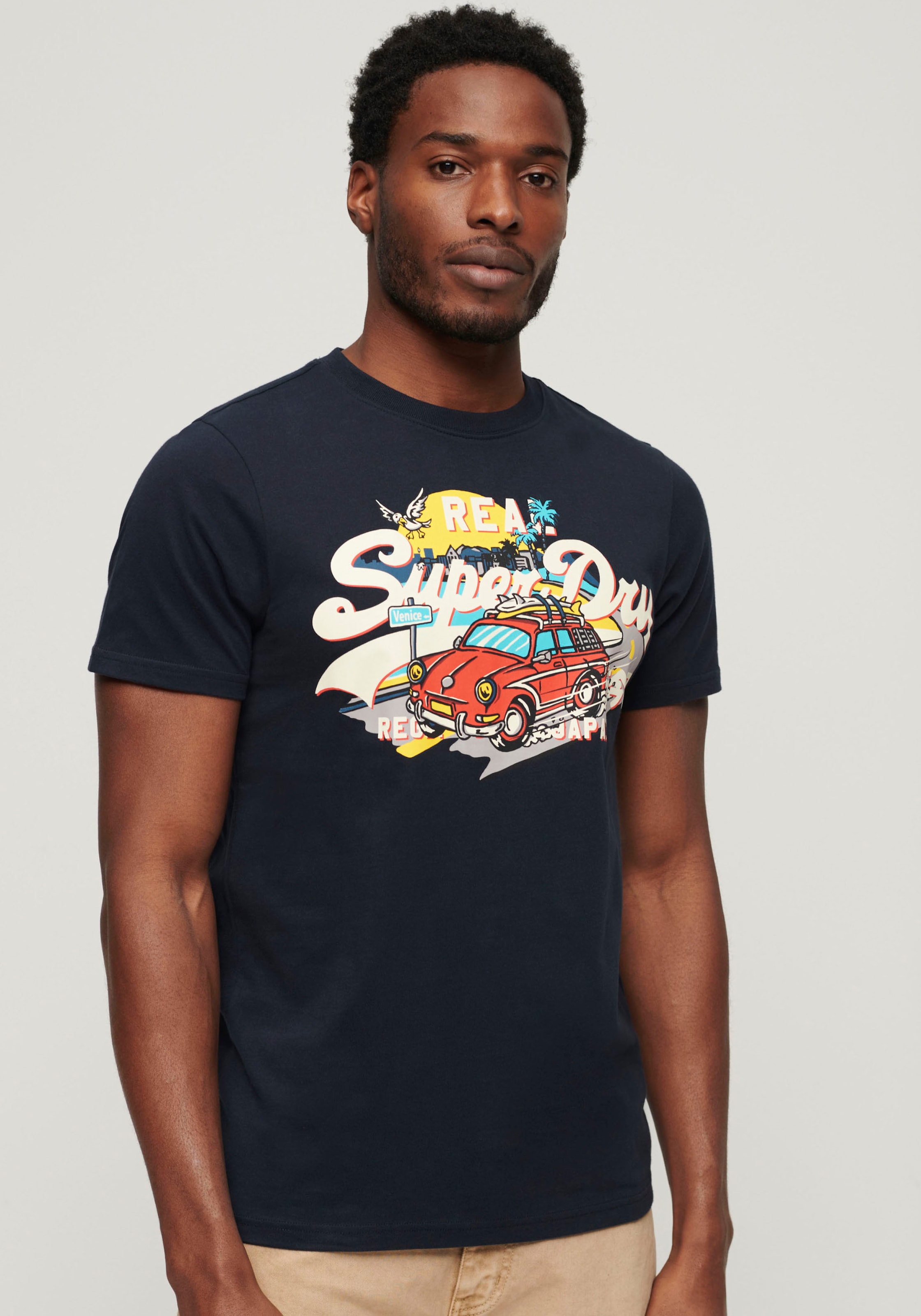 Print-Shirt »SD-LA VL GRAPHIC T SHIRT«