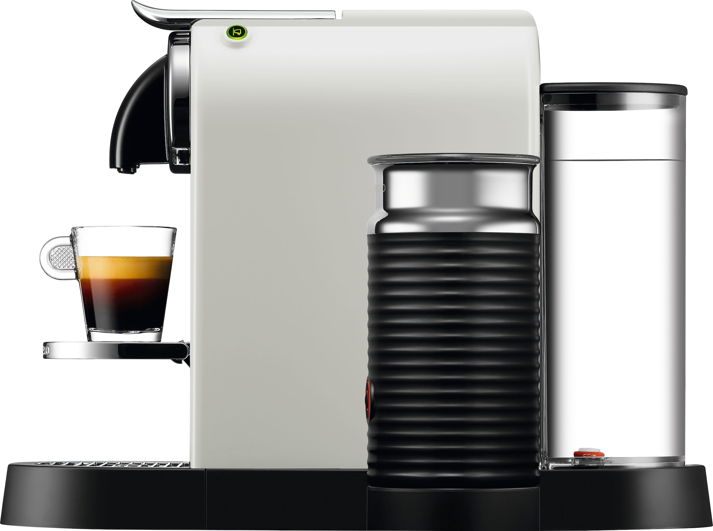 Nespresso Kapselmaschine »CITIZ EN 267.WAE von DeLonghi, White«, inkl.  Aeroccino Milchaufschäumer, Willkommenspaket mit 7 Kapseln mit 3 Jahren XXL  Garantie | Kapselmaschinen
