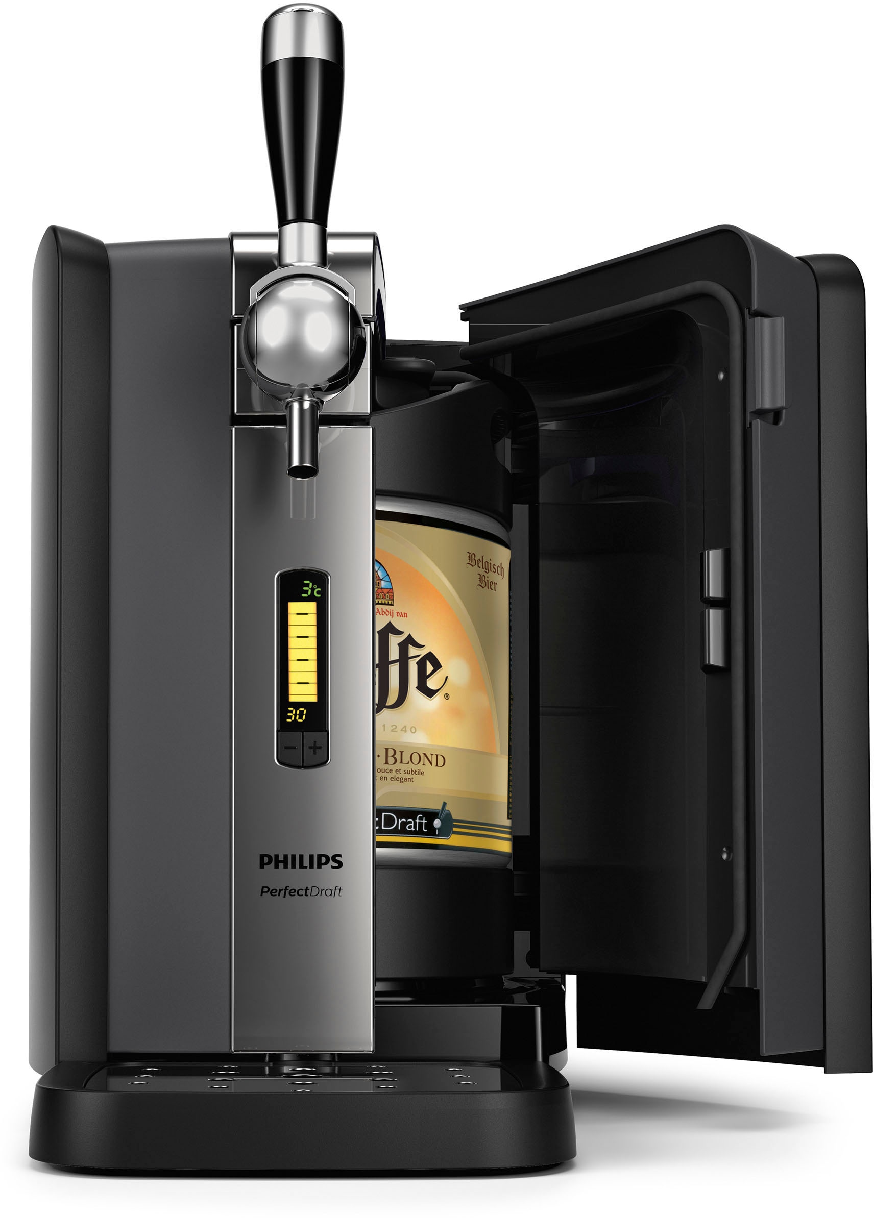 Philips Bierzapfanlage »HD3720/25«, 6 Liter-Fässer, LCD-Display, 1,5 Bar, 3°C Biertemperatur